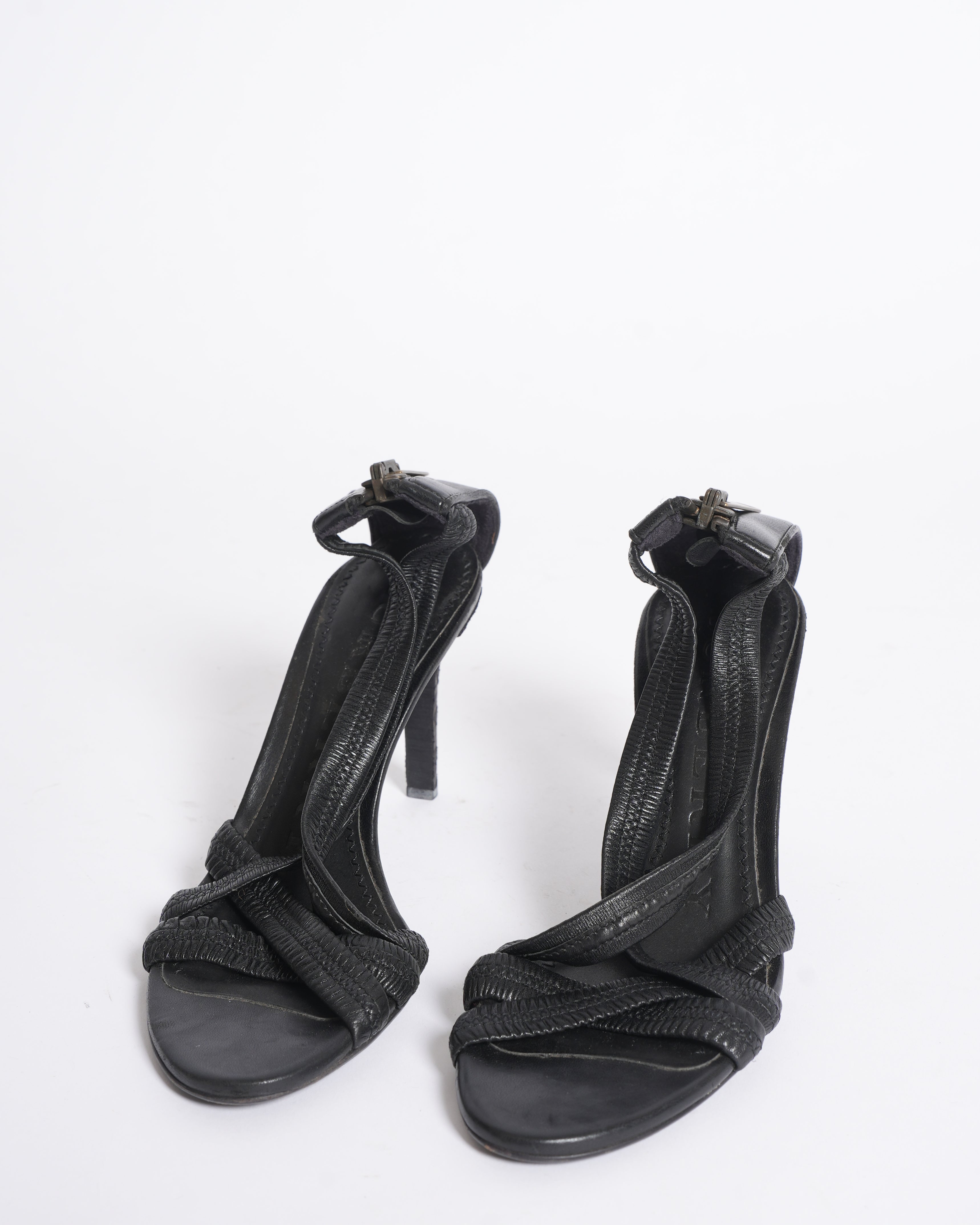 Burberry Heels In Black With Zip Closure