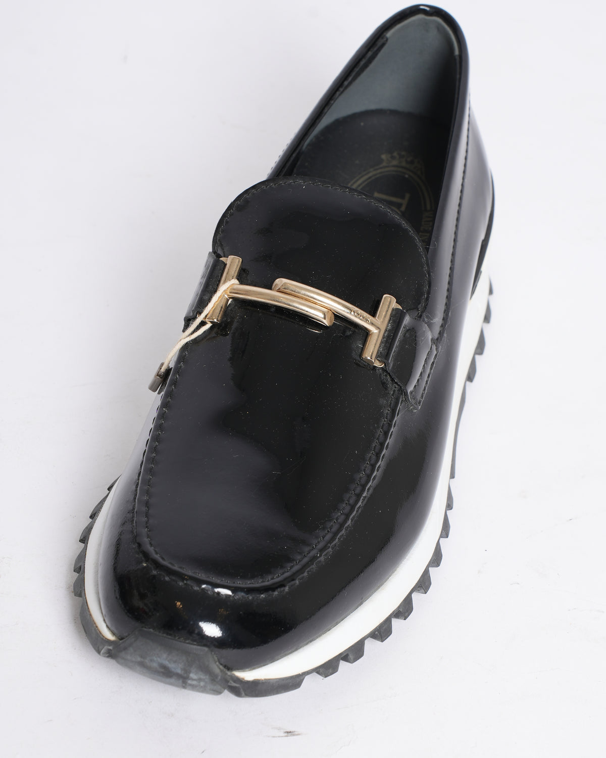 Tod's Men's Patent Leather Double T Loafers