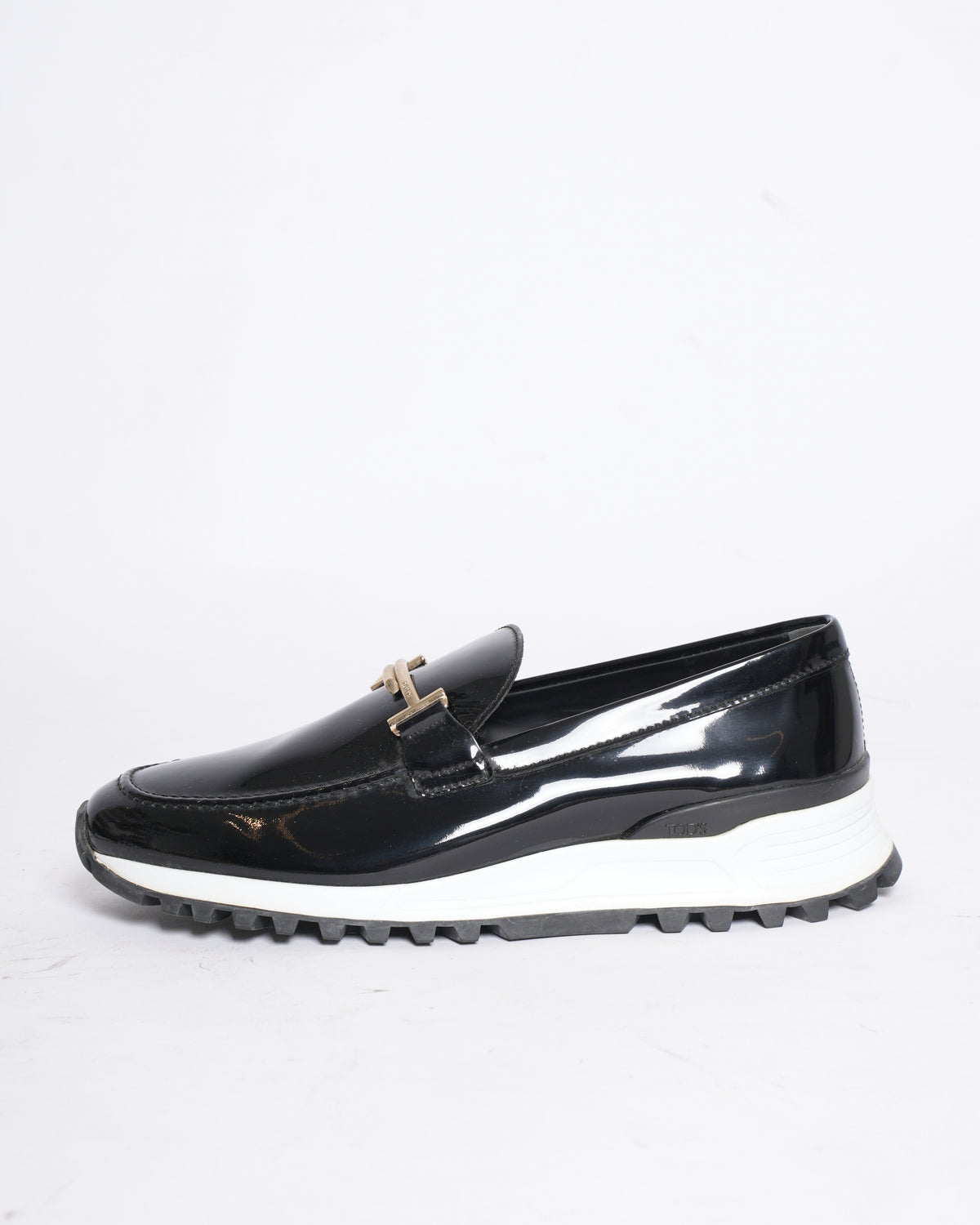 Tod's Men's Patent Leather Double T Loafers