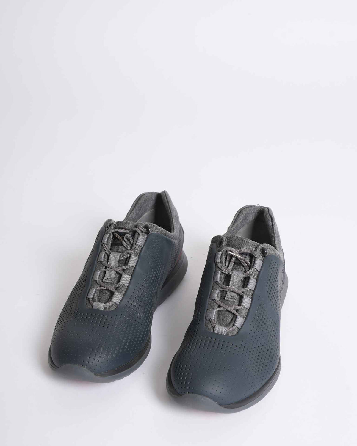 Zegna leather low trainer shoes