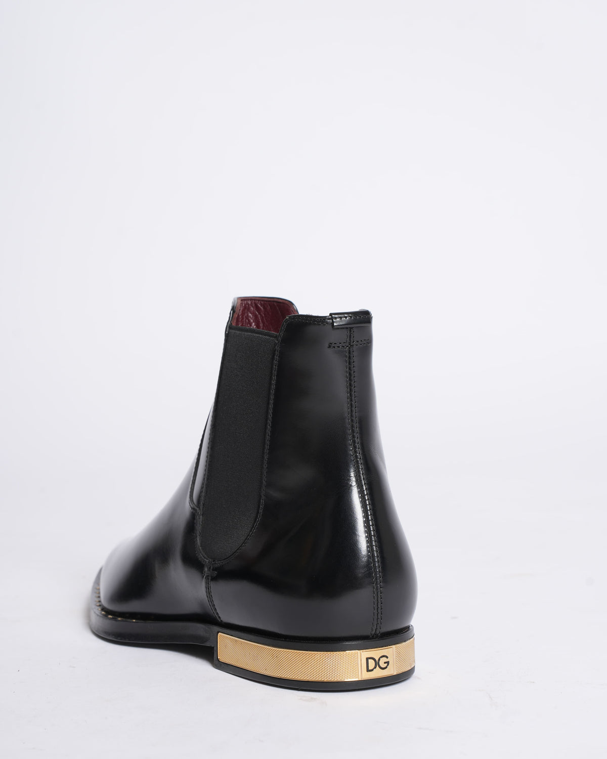 Dolce & Gabbana black Chelsea ankle boots for men