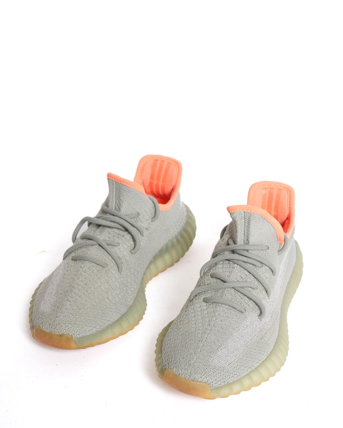 Pre-Loved Yeezy x Adidas Boost 350 V2 Desert Sage Reflective Trainers | My Alamri Pre-Loved Yeezy x Adidas Boost 350 V2 Desert Sage Reflective Trainers | My Alamri