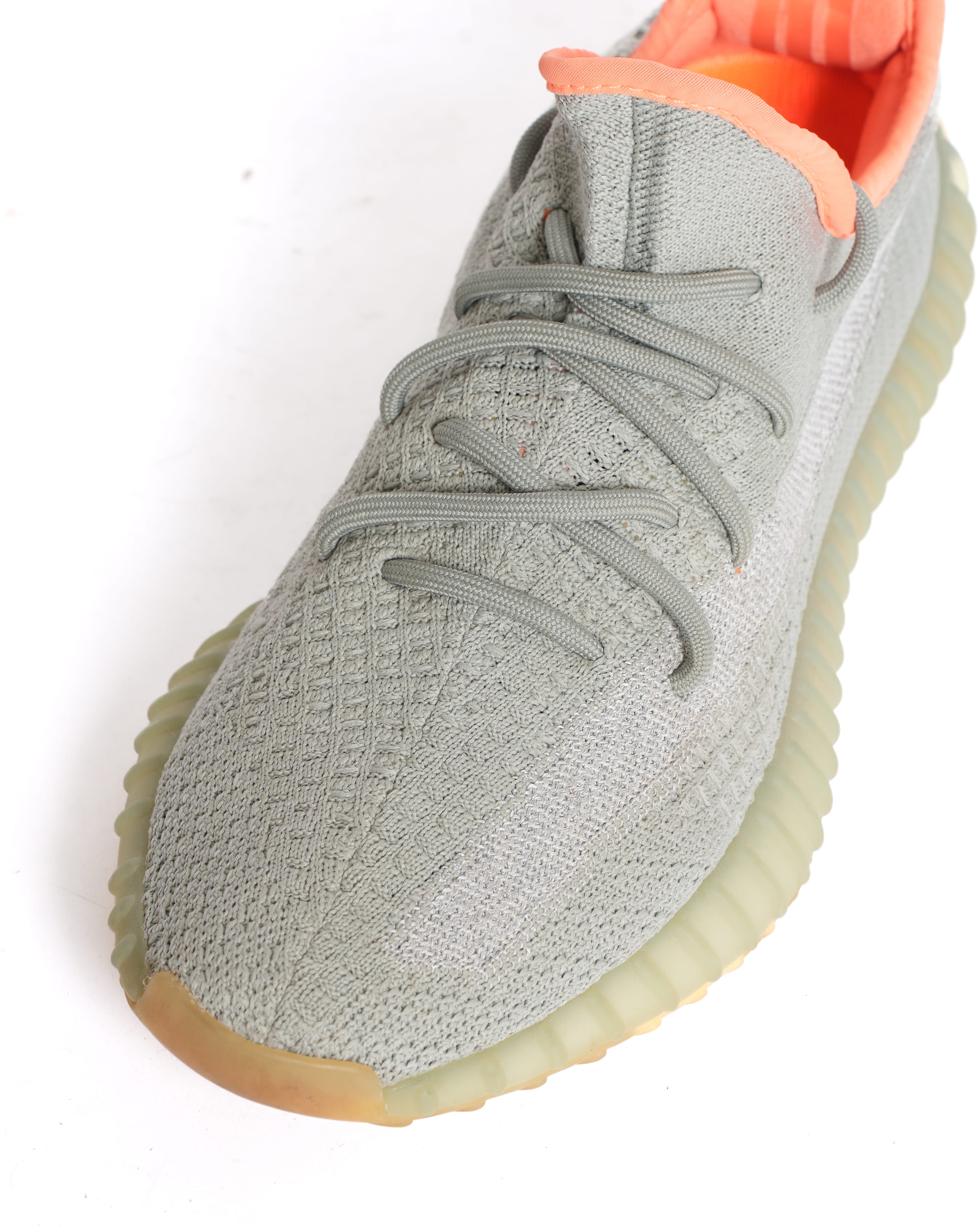 Yeezy x Adidas Boost 350 V2  Desert Sage Reflective Knit Trainers for Women’s