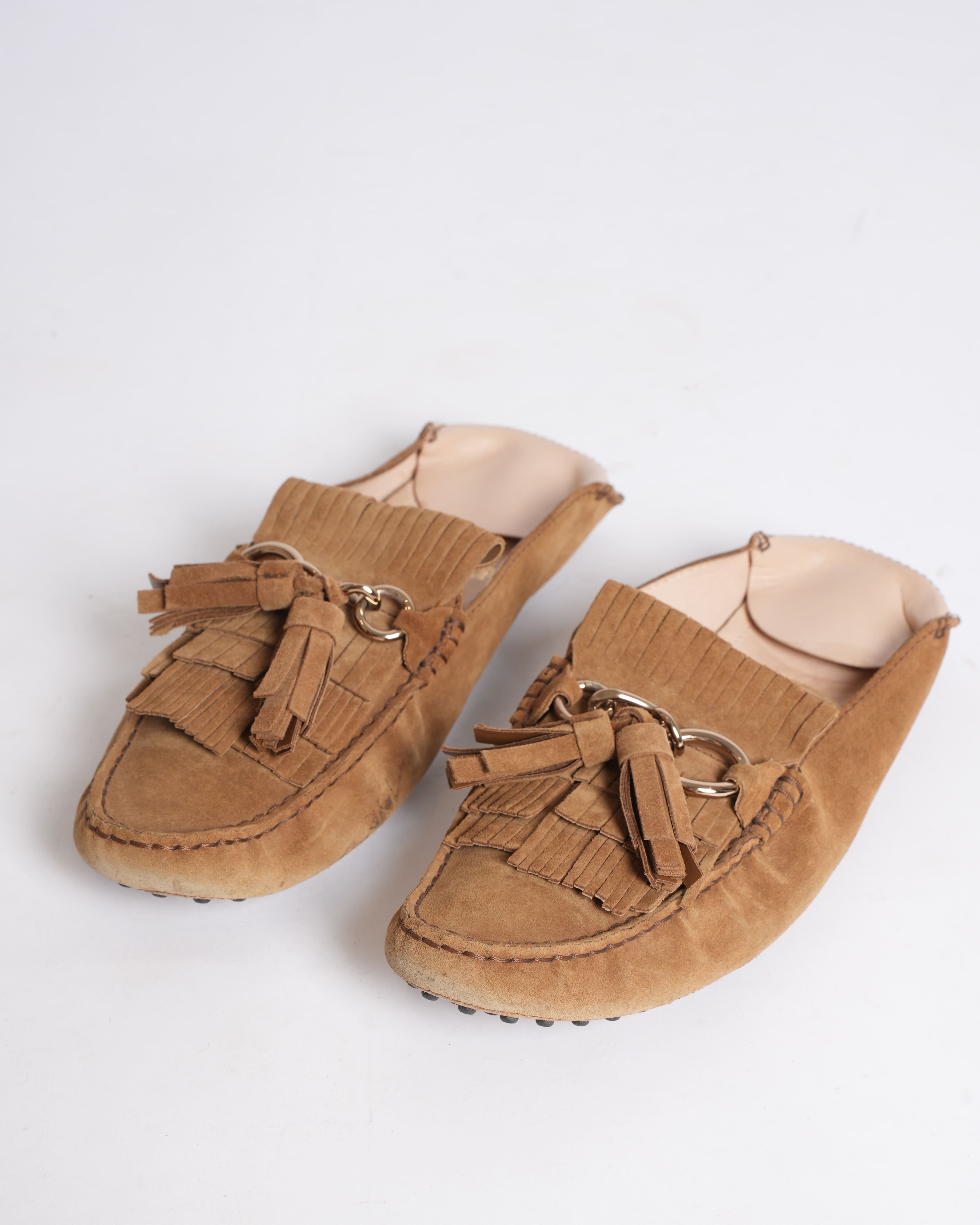 Tod's Suede Women's Slip-On Loafers