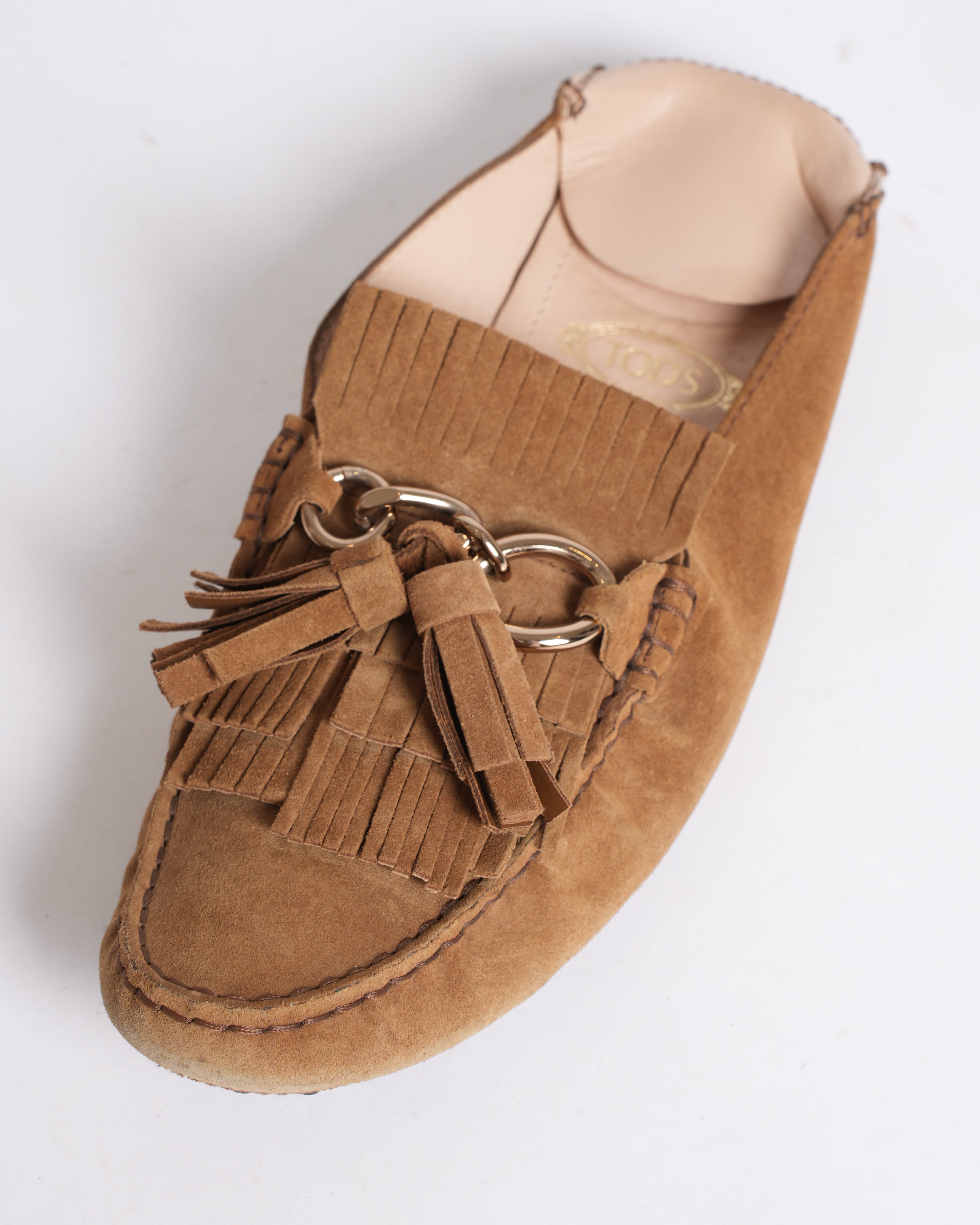 Tod's Suede Women's Slip-On Loafers
