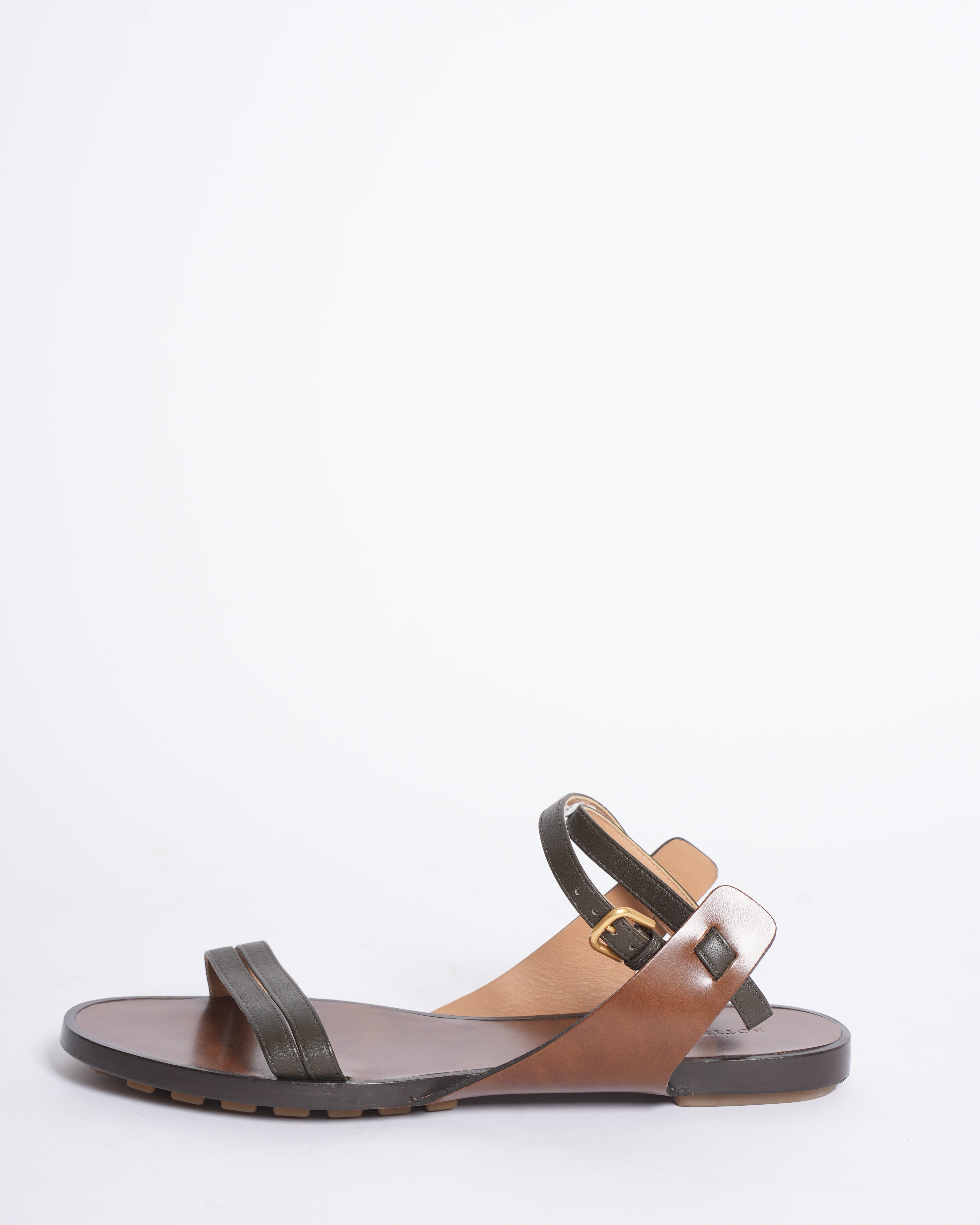 New bottega brown flats