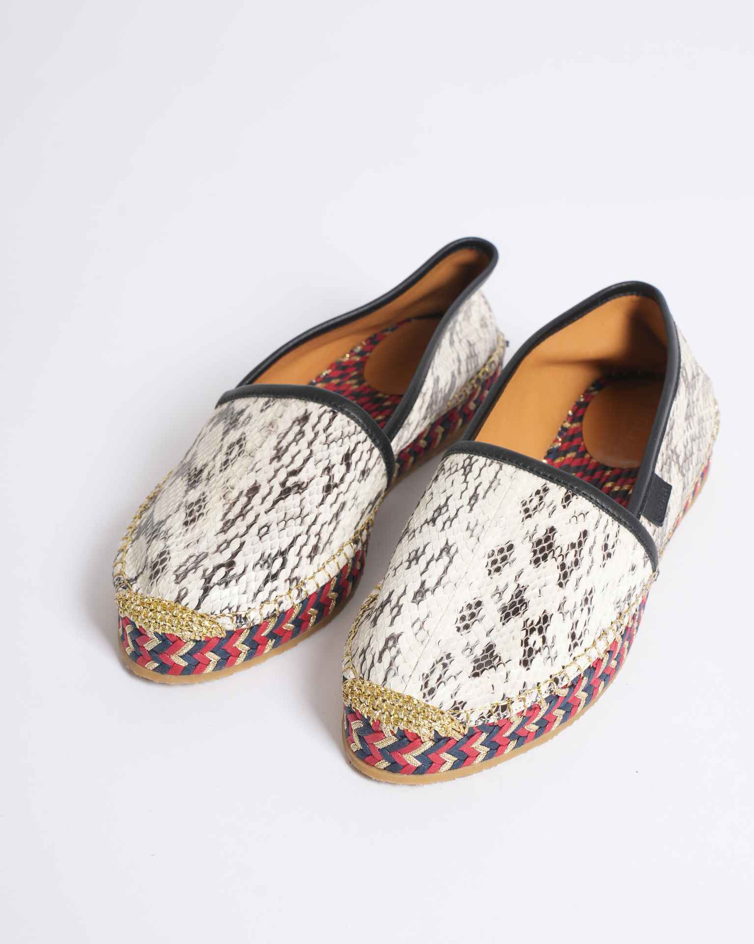 Gucci snakeskin espadrilles