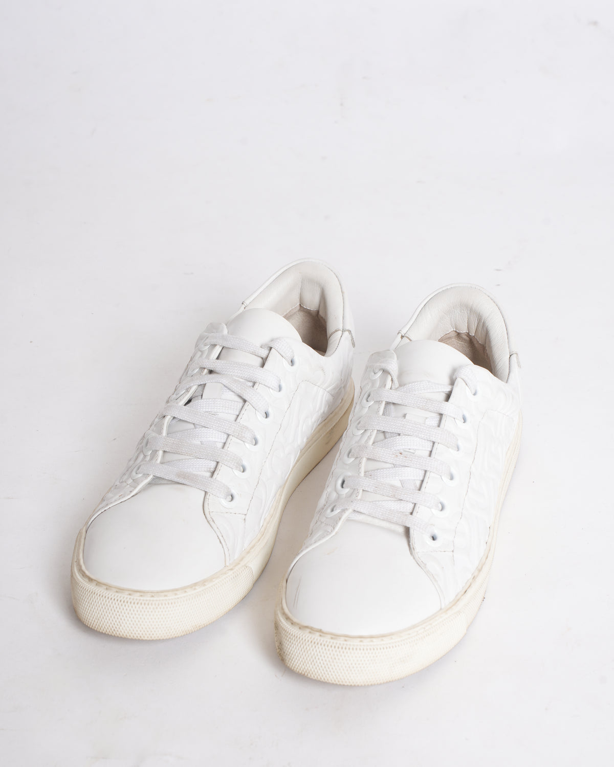 Burberry White Albridge Sneakers for Men