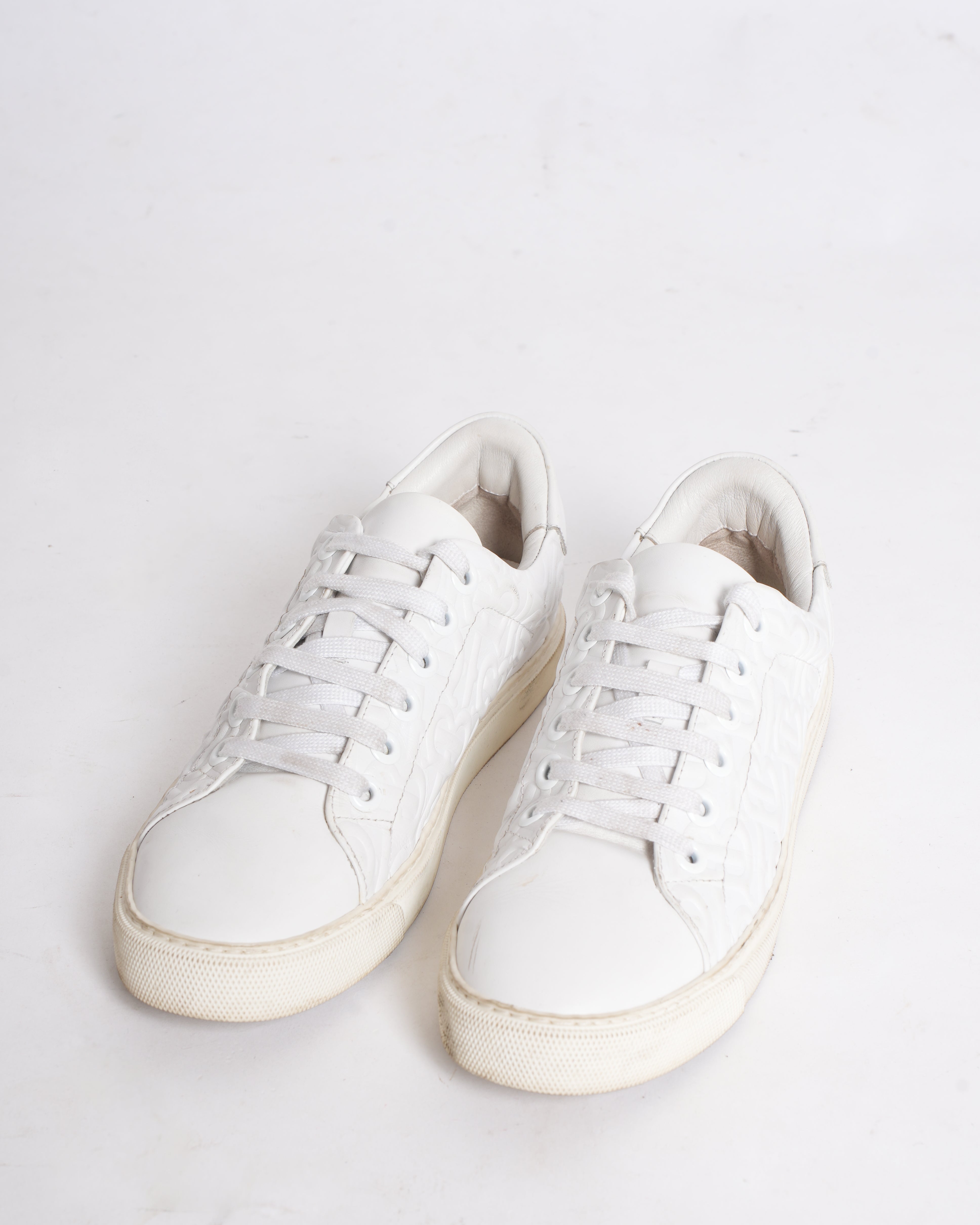 Burberry White Albridge Sneakers for Men