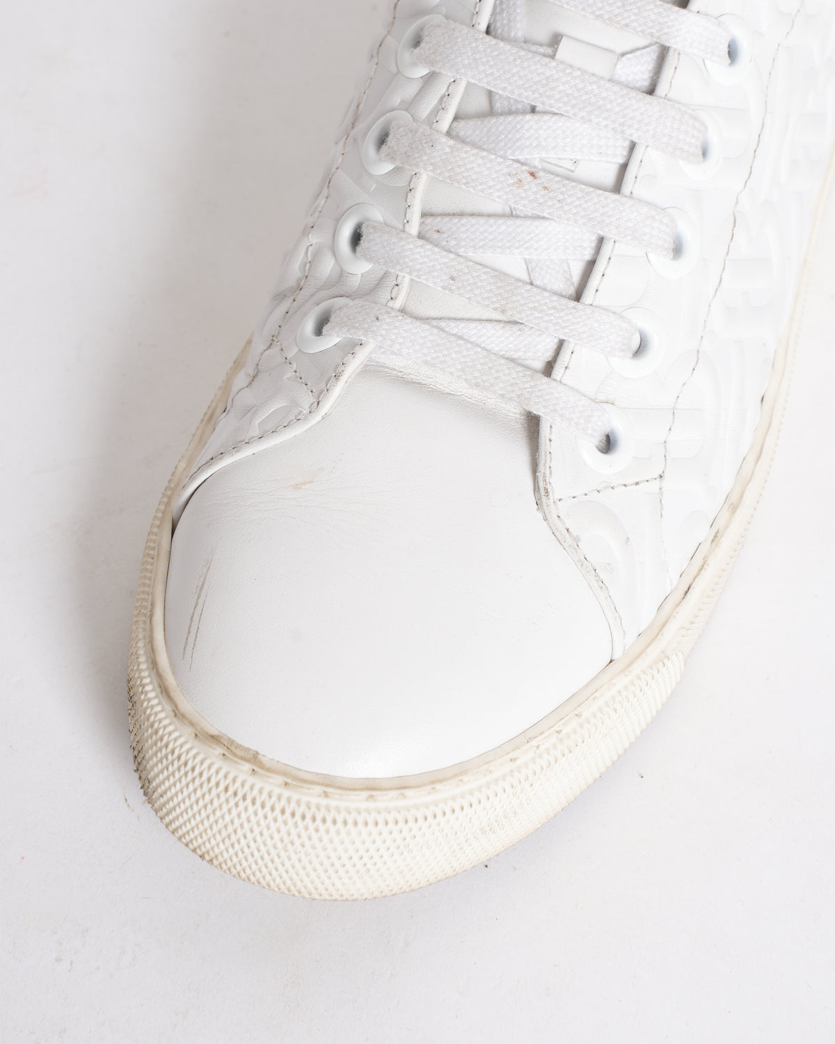 Burberry White Albridge Sneakers for Men
