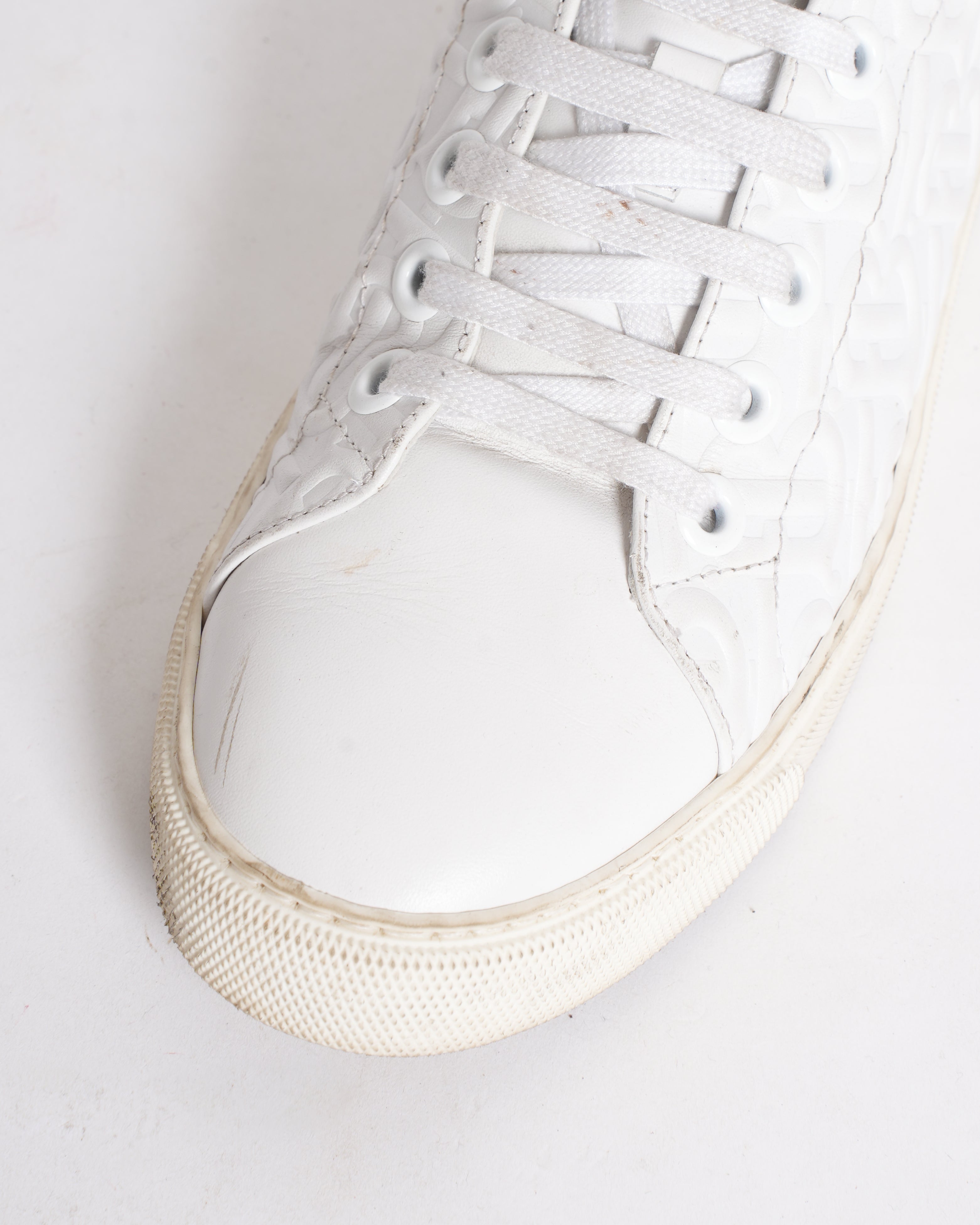 Burberry White Albridge Sneakers for Men