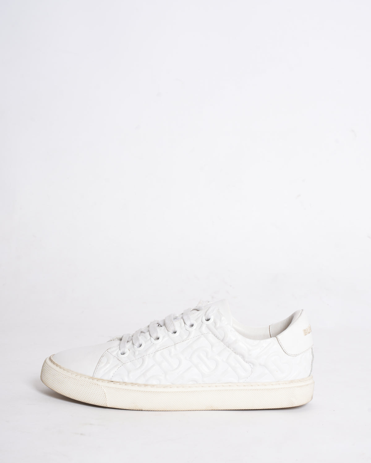 Burberry White Albridge Sneakers for Men