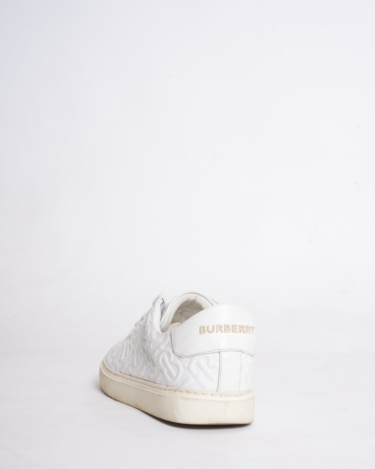 Burberry White Albridge Sneakers for Men