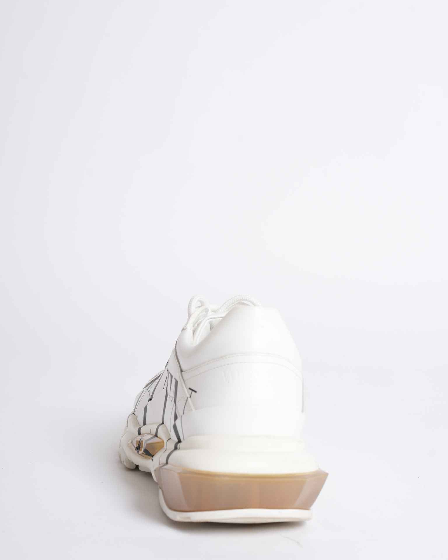 Valentino White Leather VLTN Bounce Low Top Women's Sneakers
