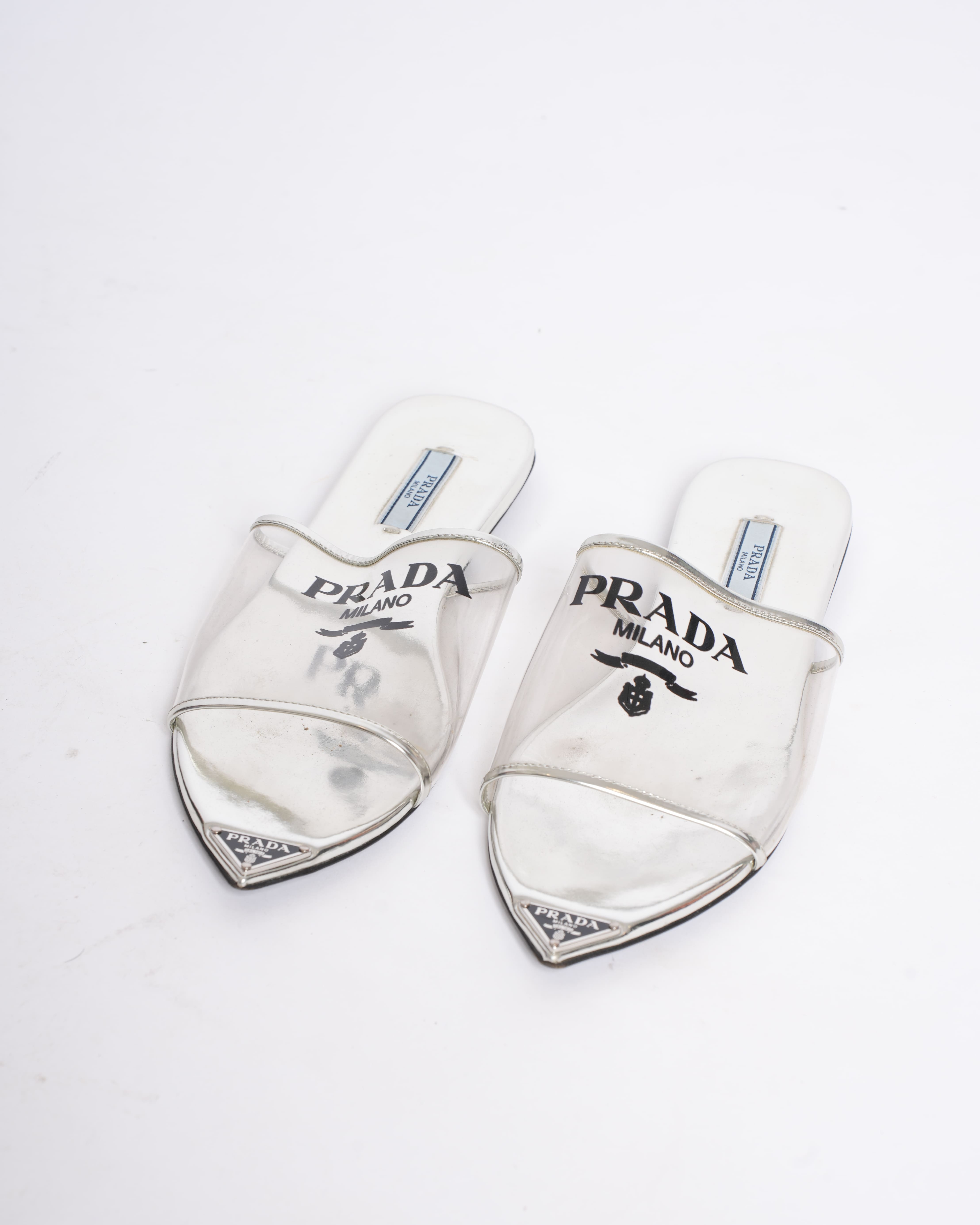 Prada Plexiglass Slides
