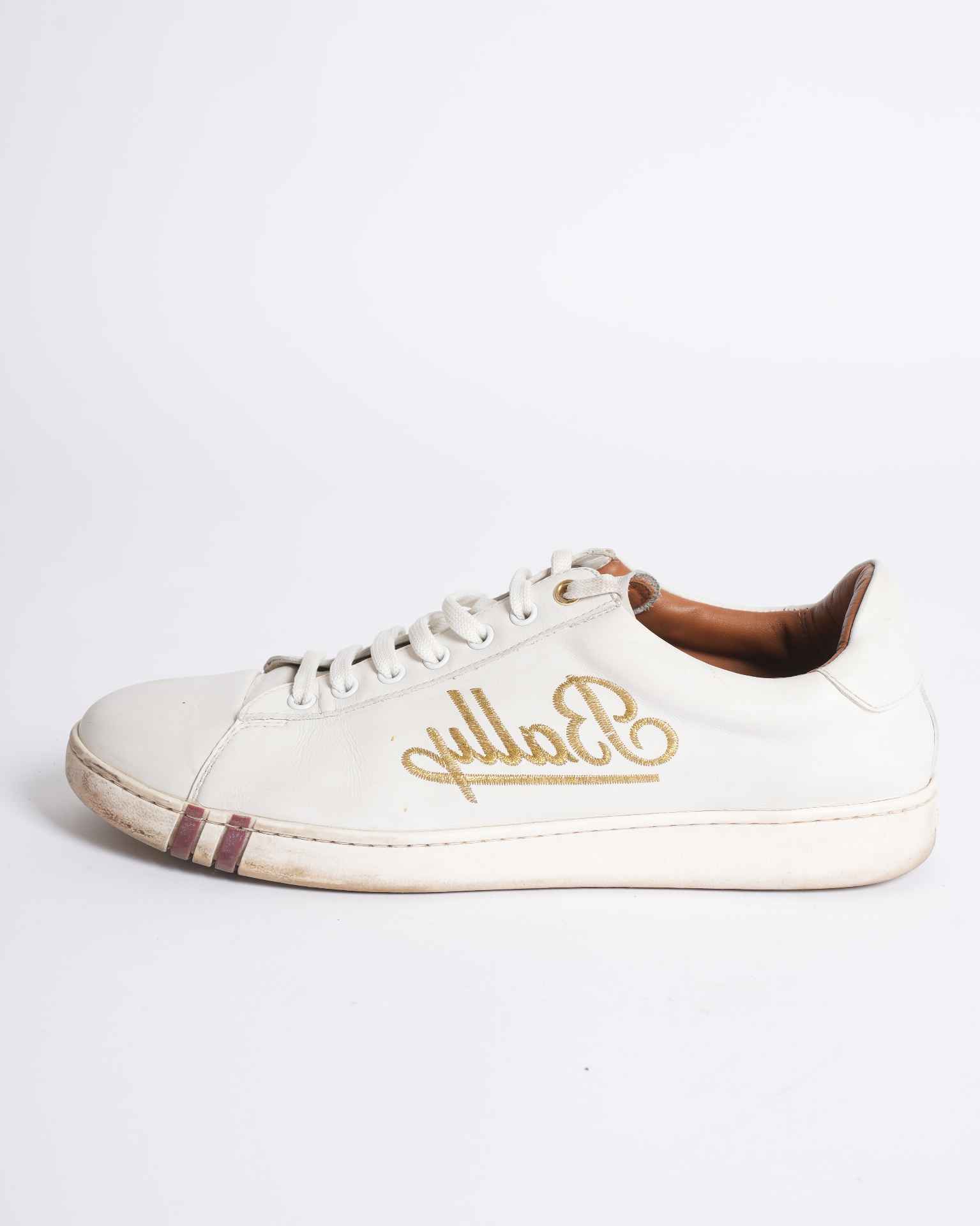 Bally Lace Tie-up Sneakers In White