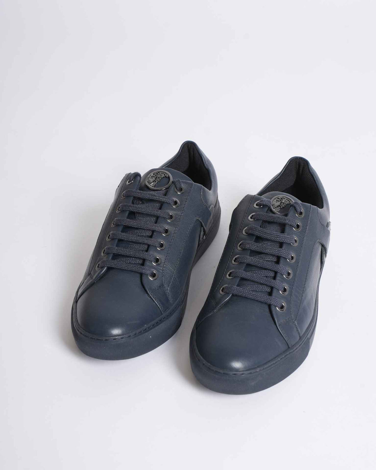 Versace Collection Sneakers In Navy Blue