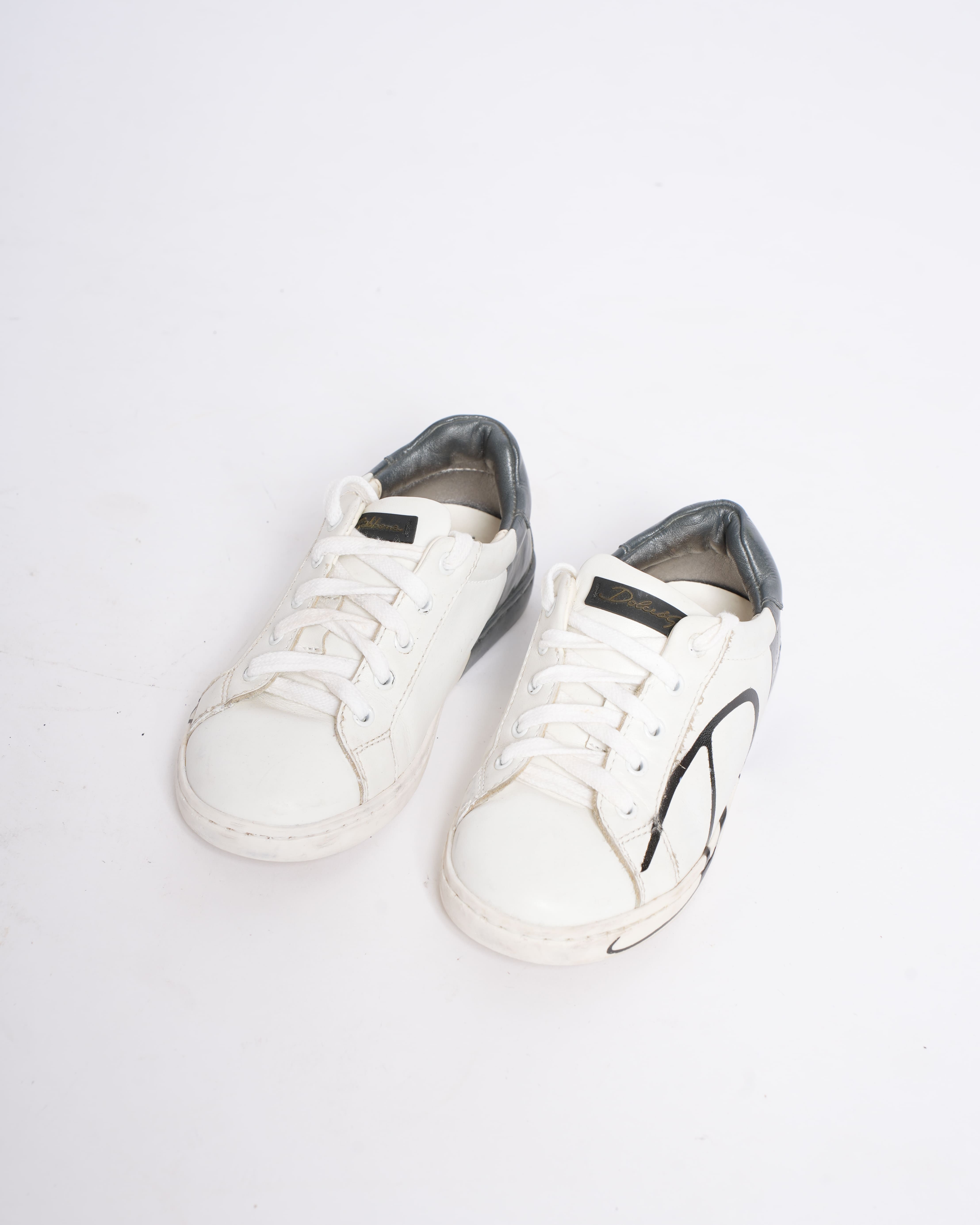 Dolce & Gabbana Boys' Sneakers in Grey and White