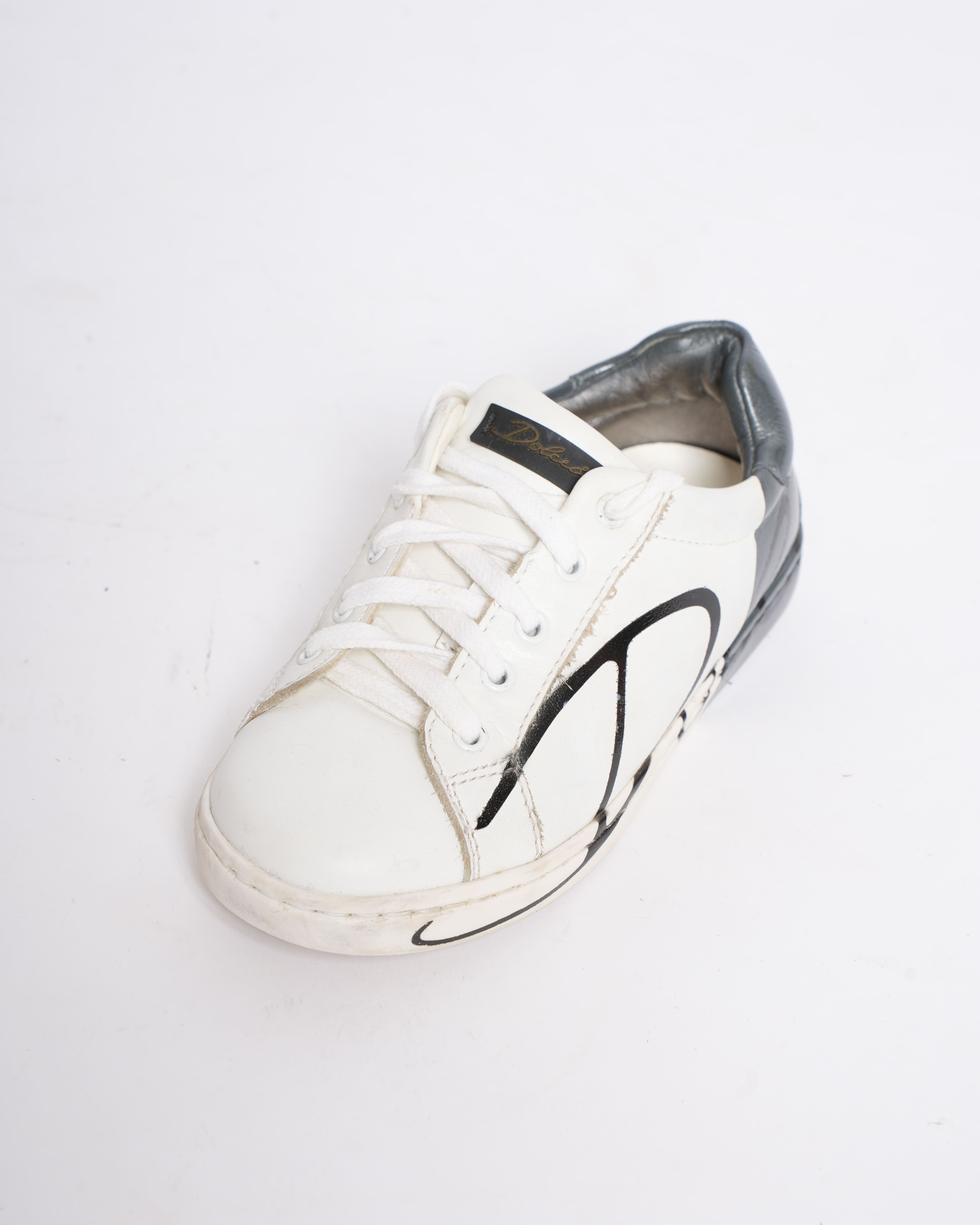 Dolce & Gabbana Boys' Sneakers in Grey and White