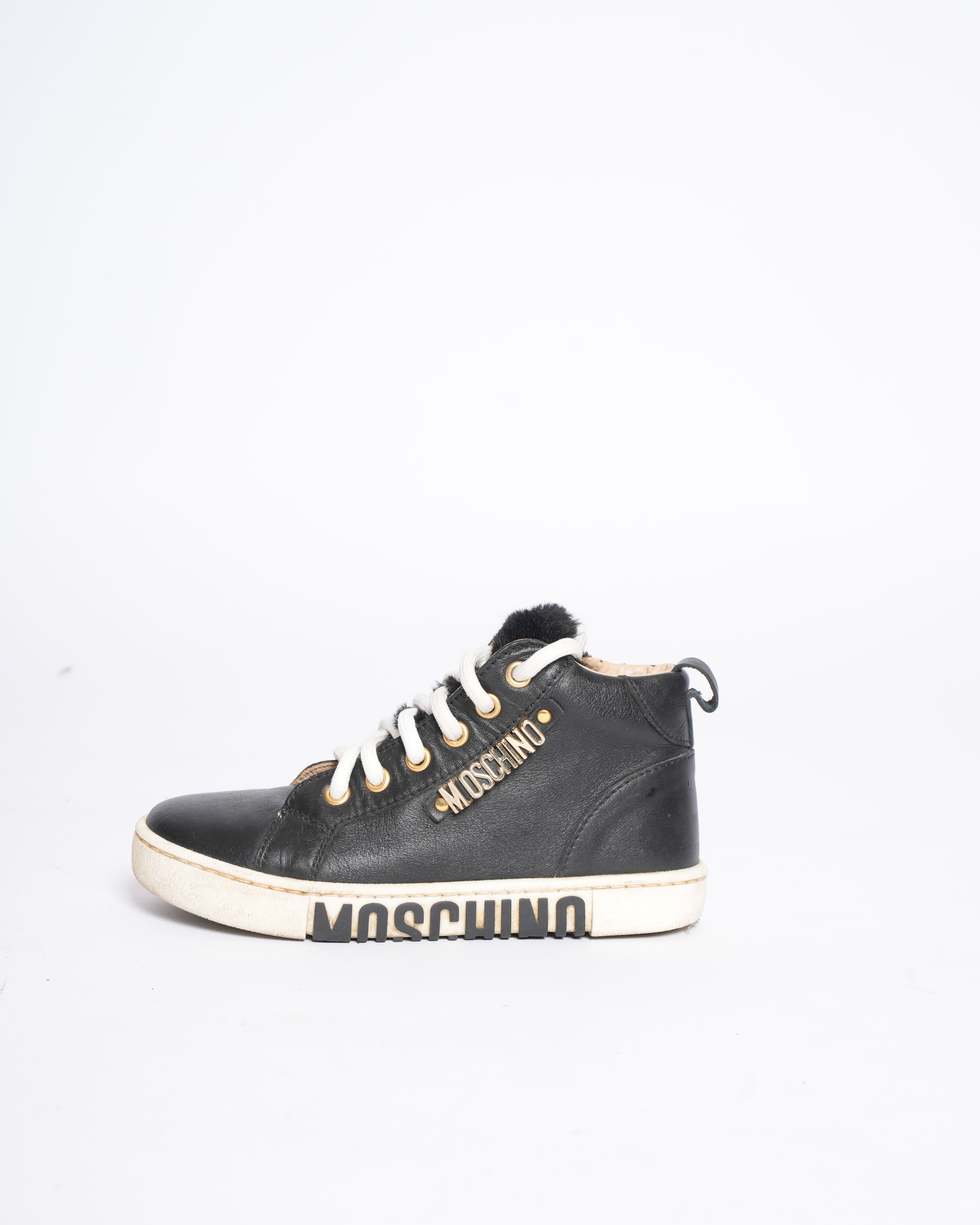 Moschino Boys High-Top Sneakers