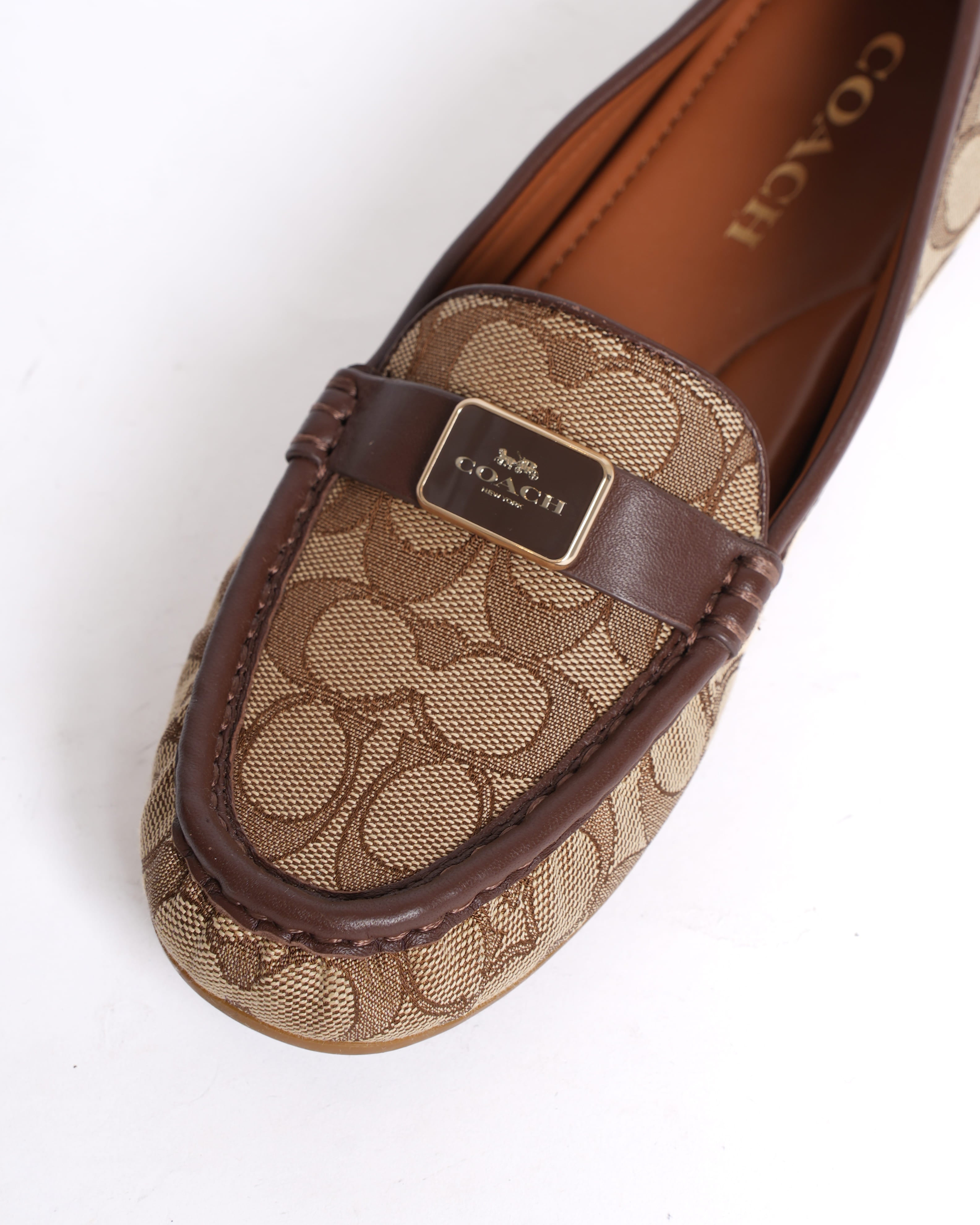 Coach Mana Driver in Signature Jacquard
