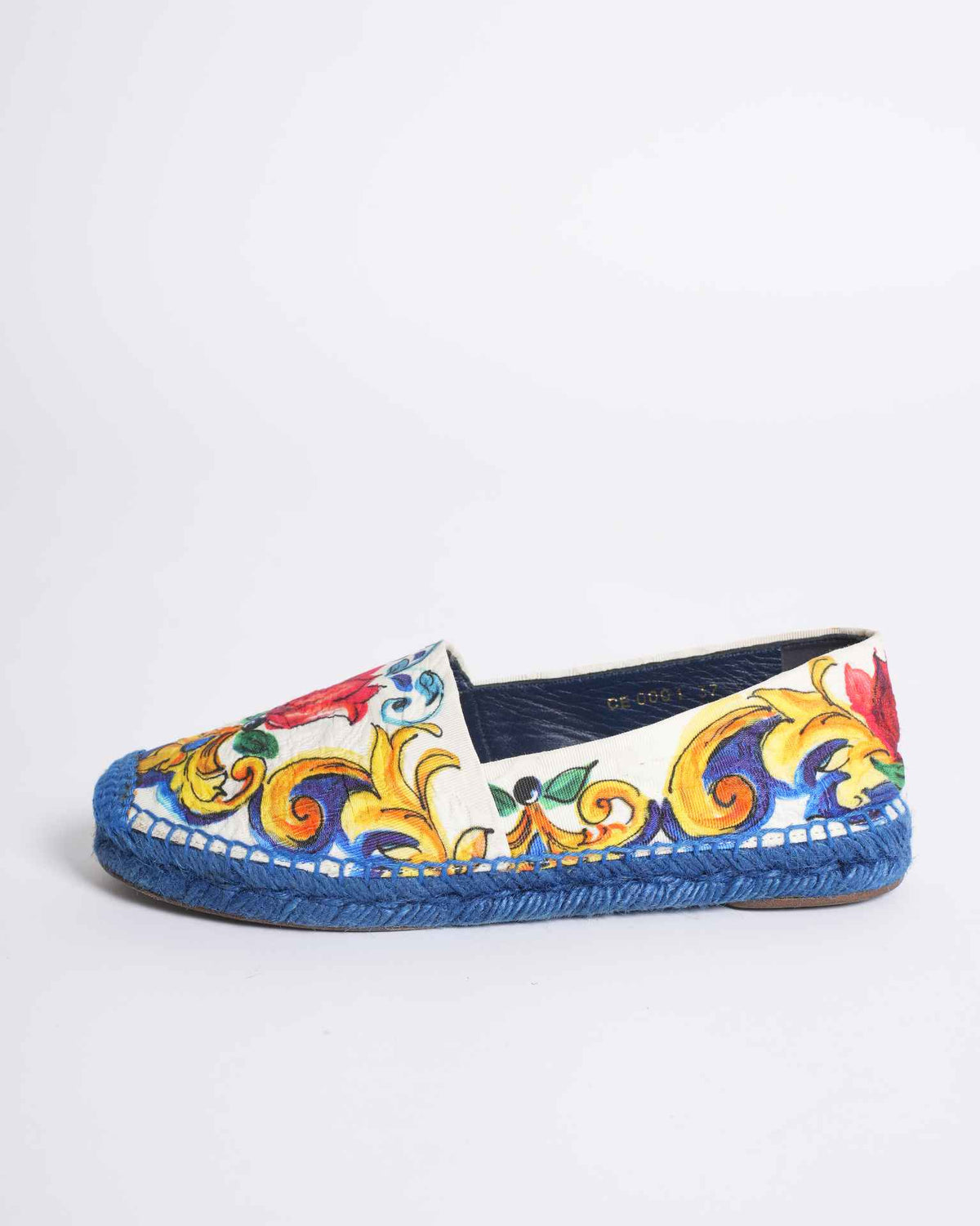 Dolce & Gabbana Multicolor Floral Print Espadrilles