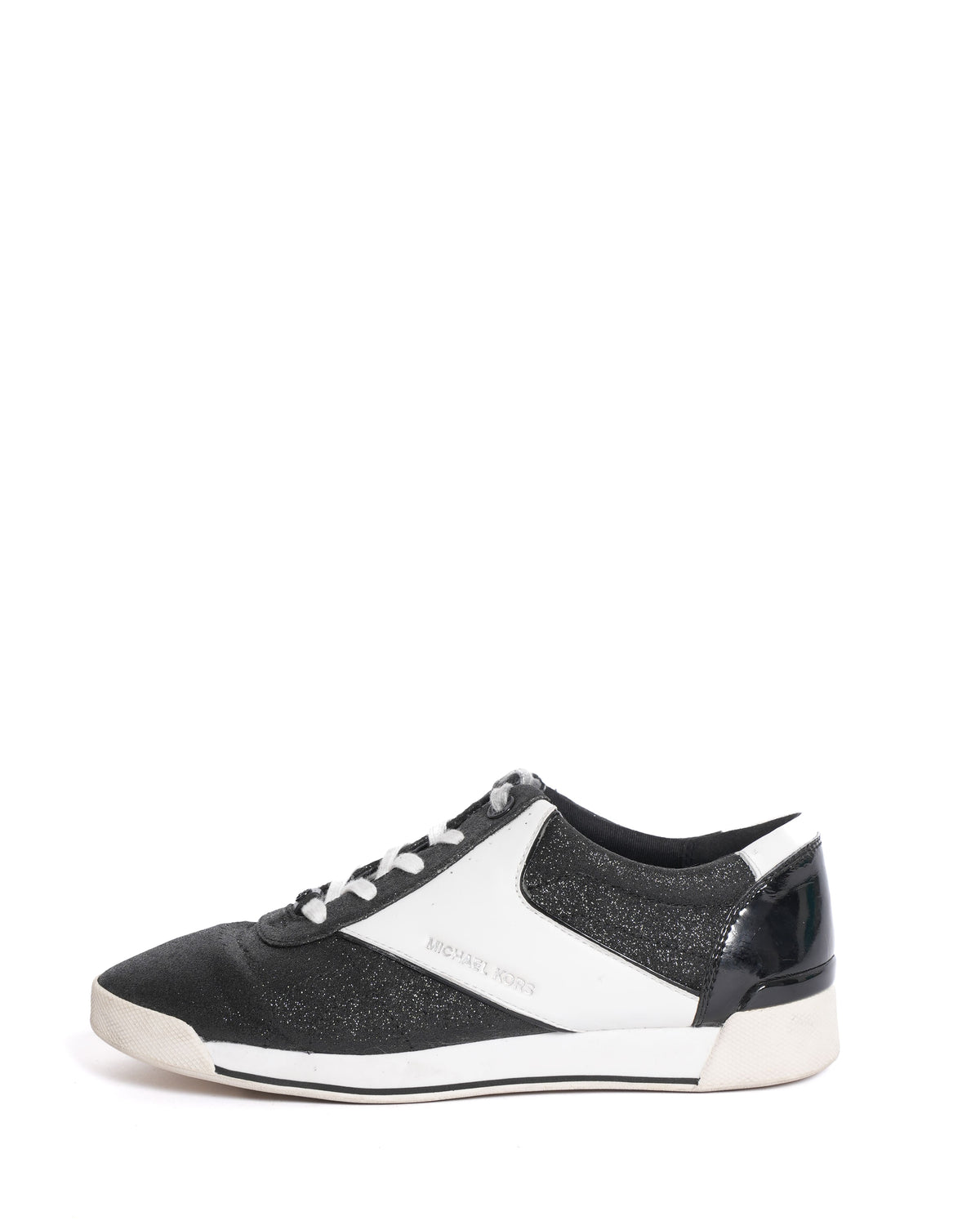 Michael Kors Women's Black Leather Trainers