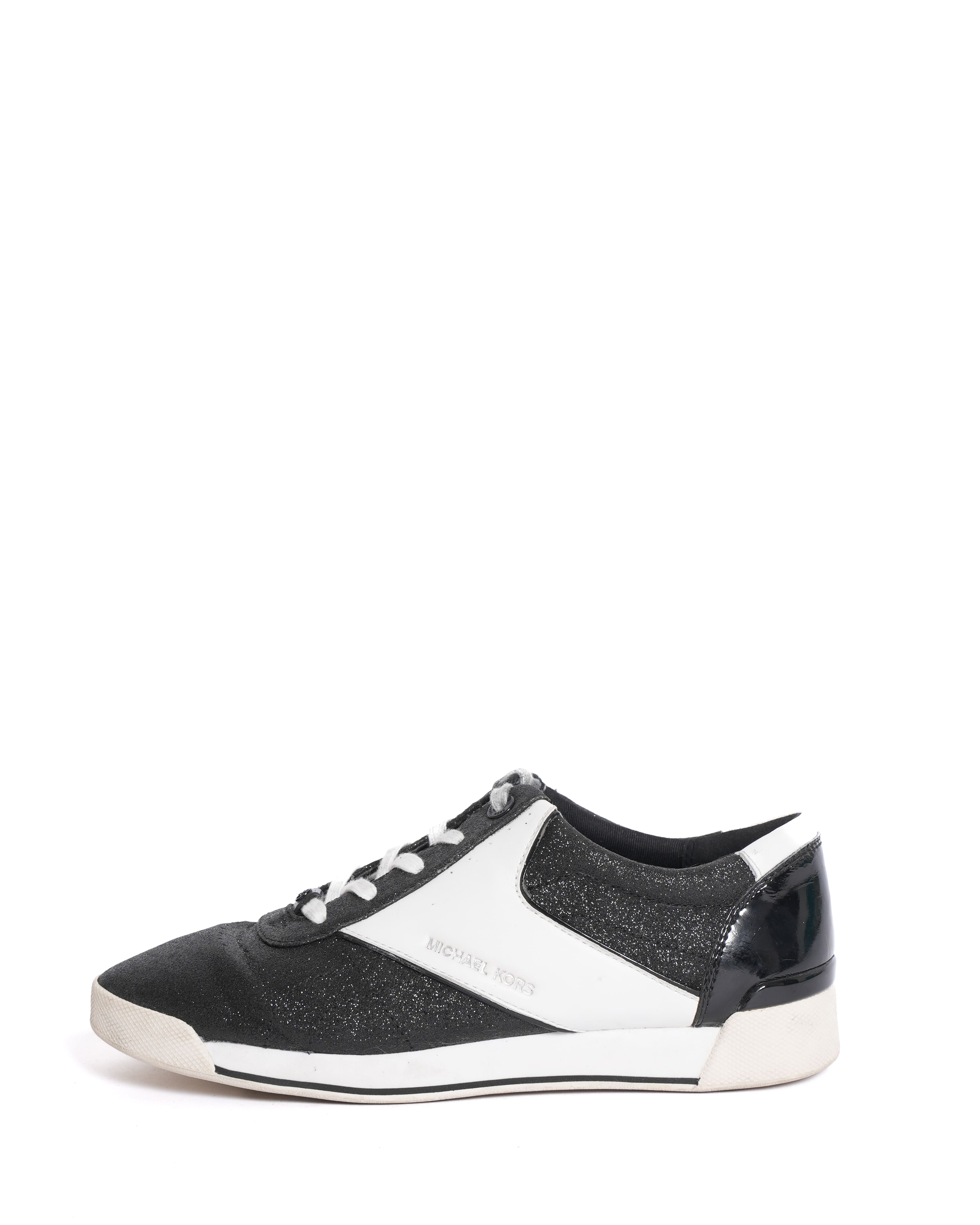 Michael Kors Women's Black Leather Trainers