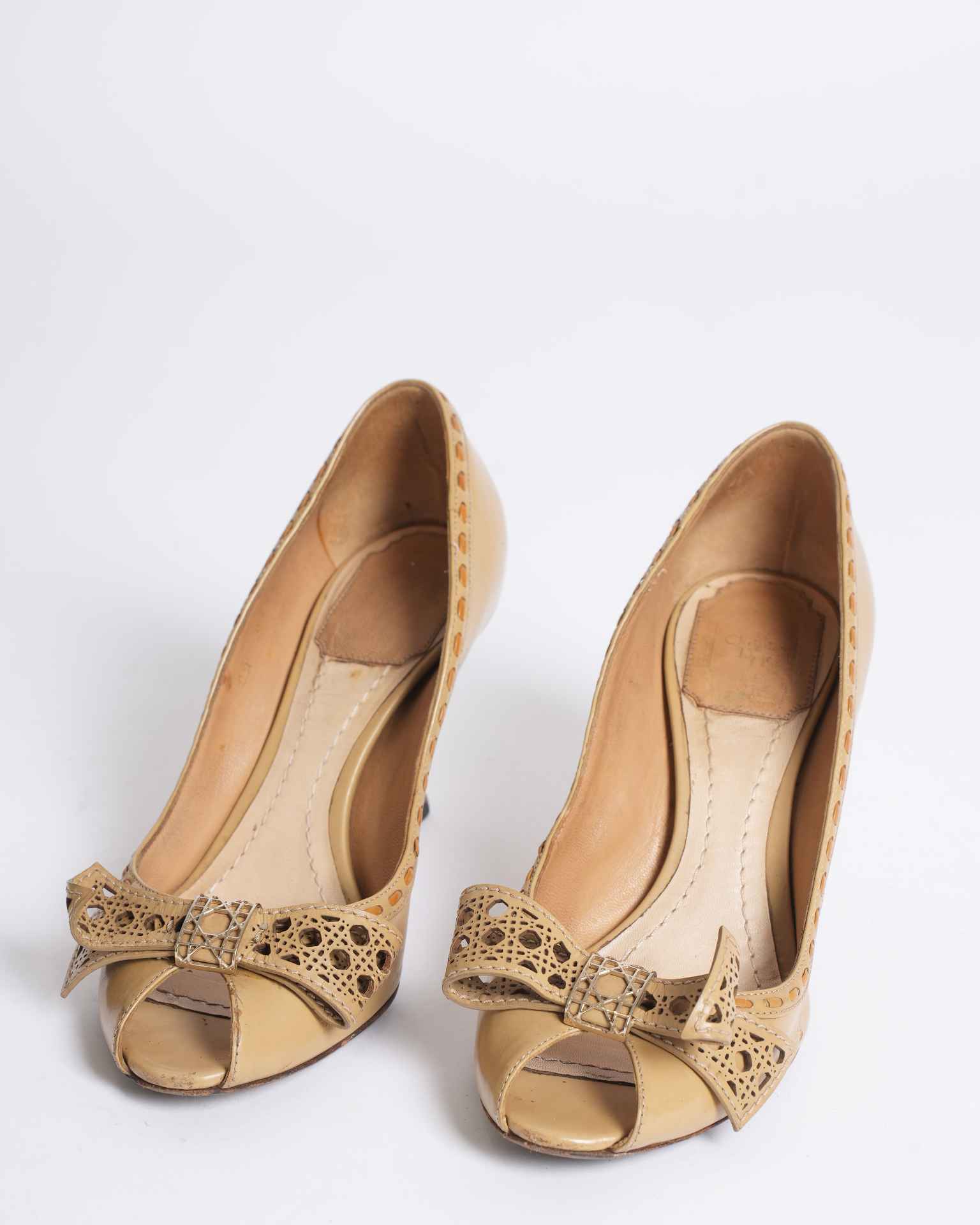 Dior Cannage Cut Out Pumps