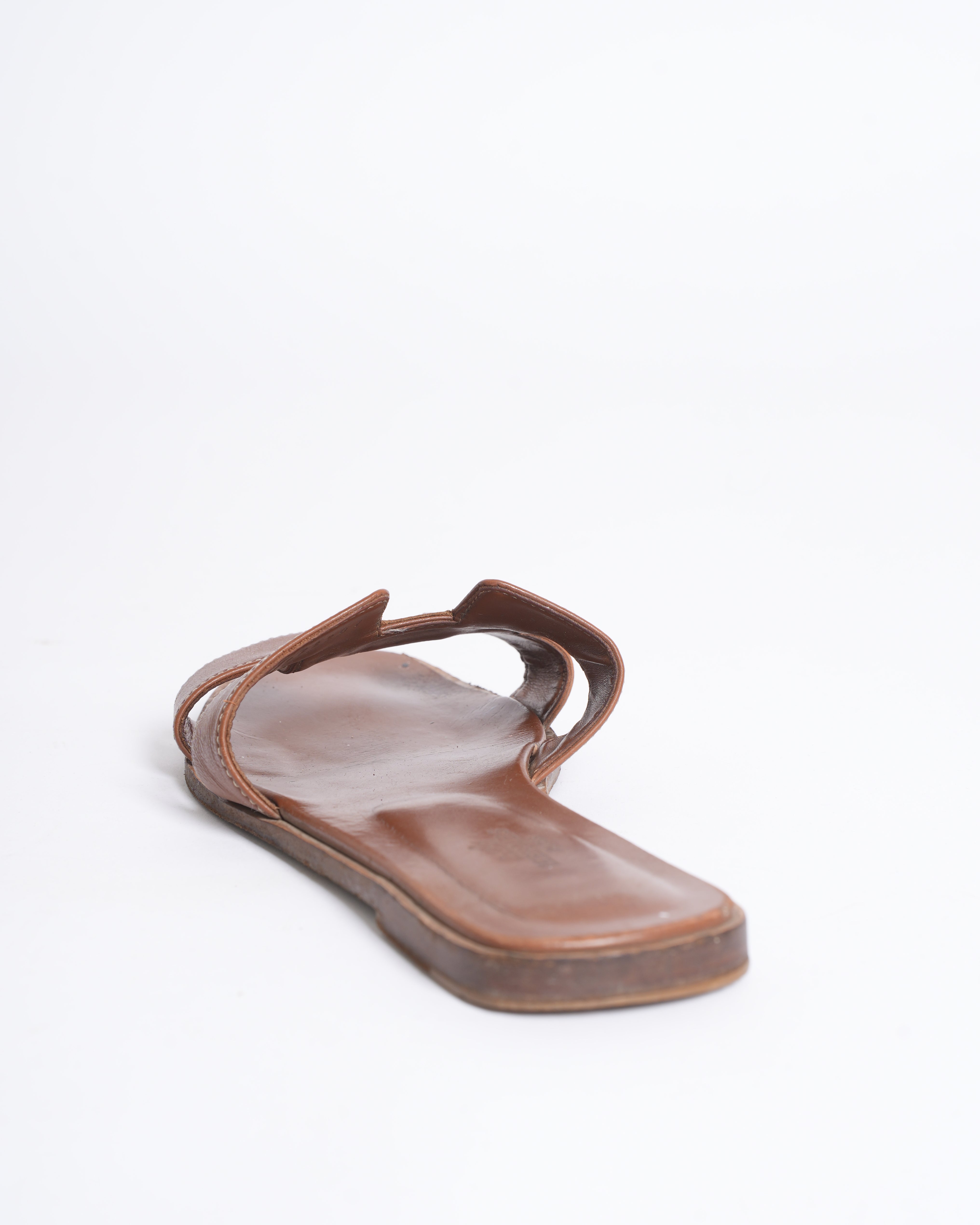 Hermes oran Sandals In Brown