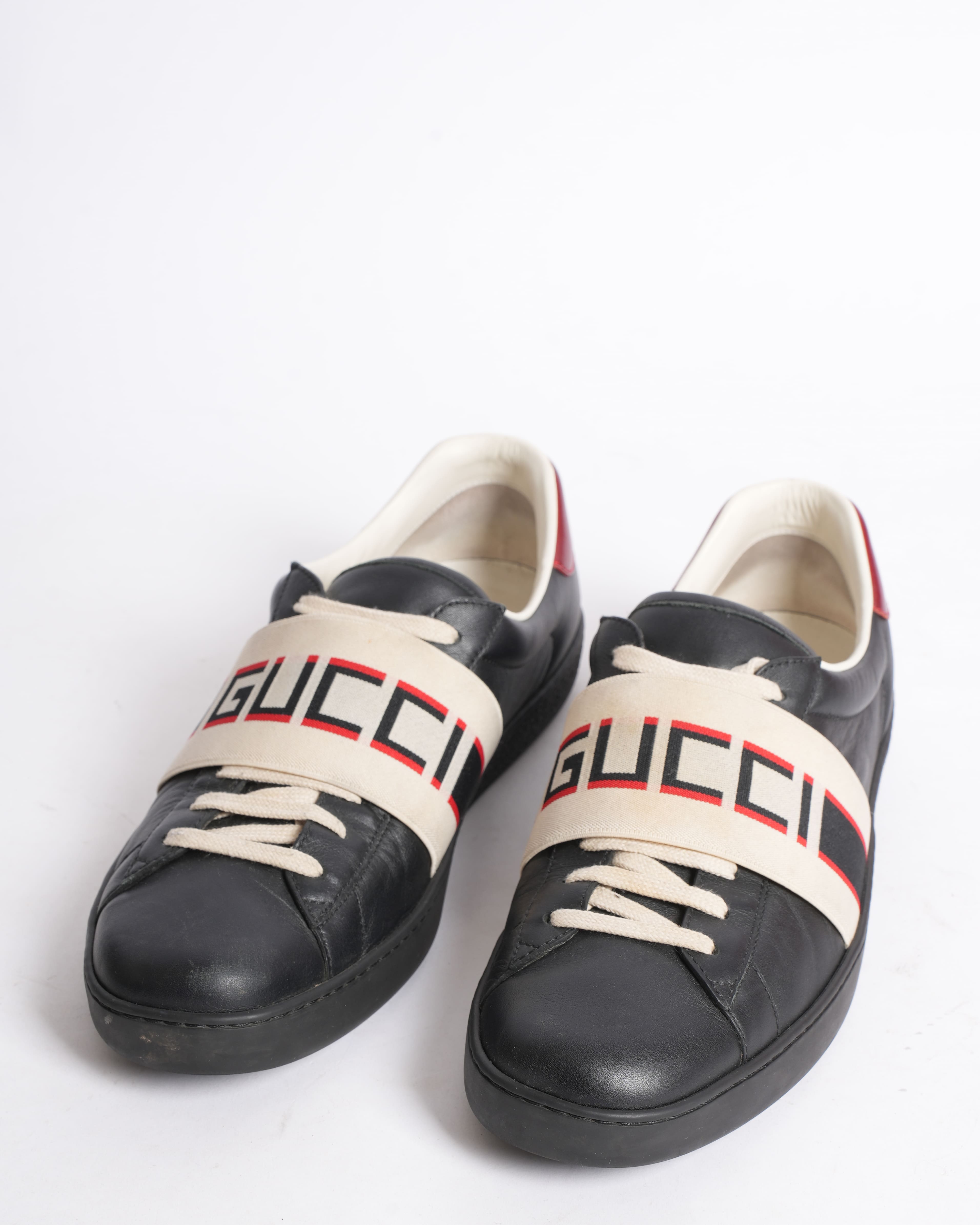 Gucci Men's Ace Gucci Stripe Trainers