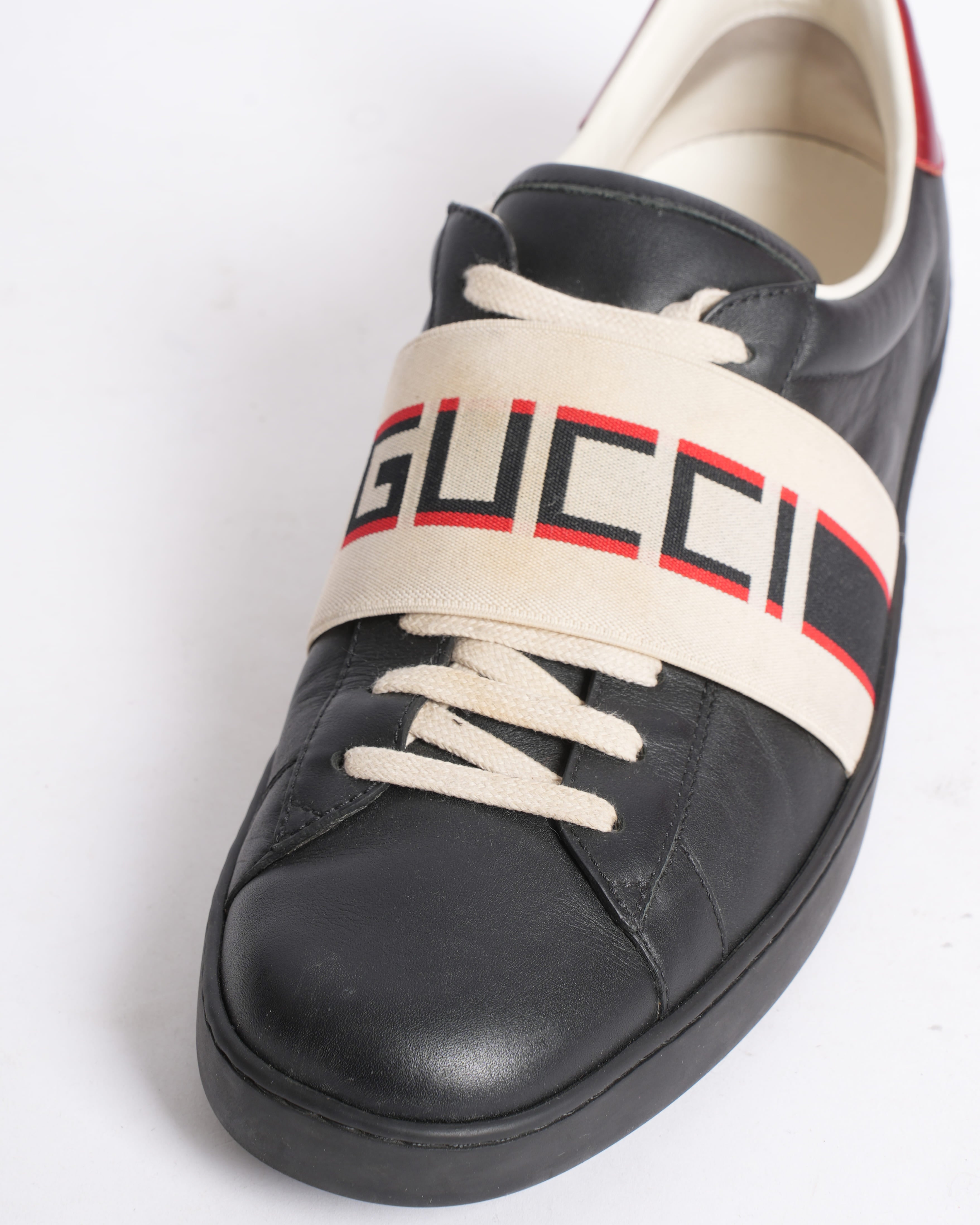 Gucci Men's Ace Gucci Stripe Trainers