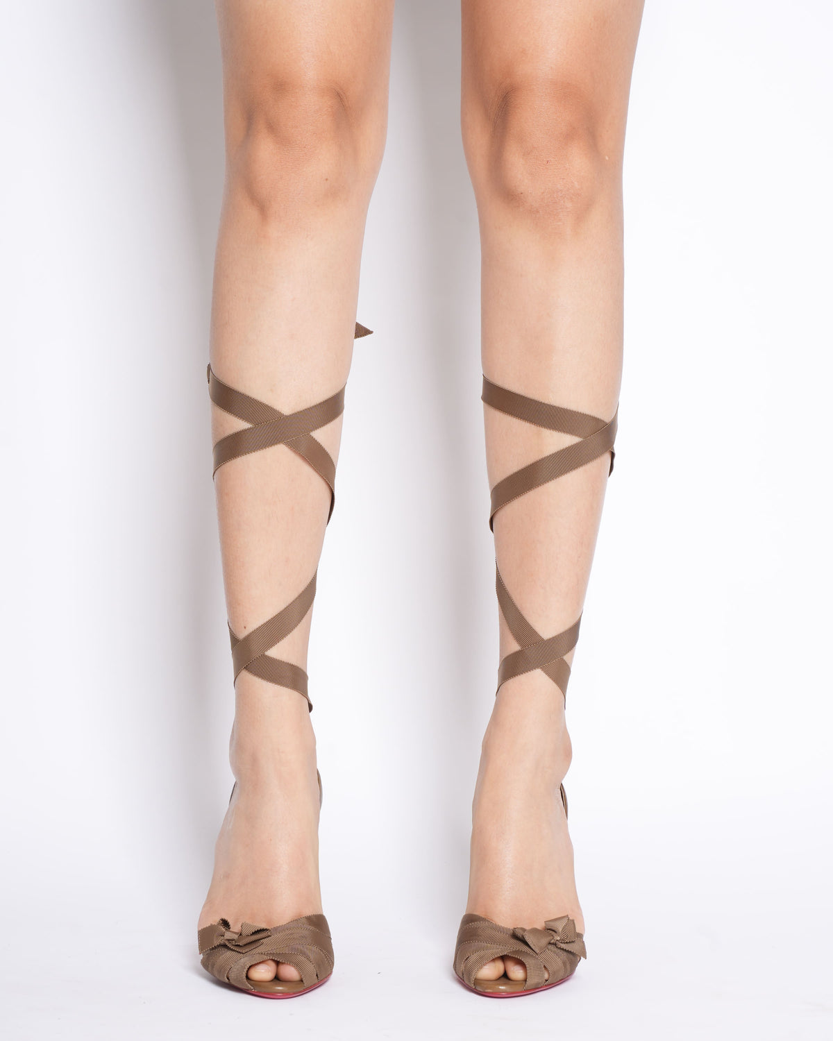 Christian Louboutin Christeriva Nude Heels