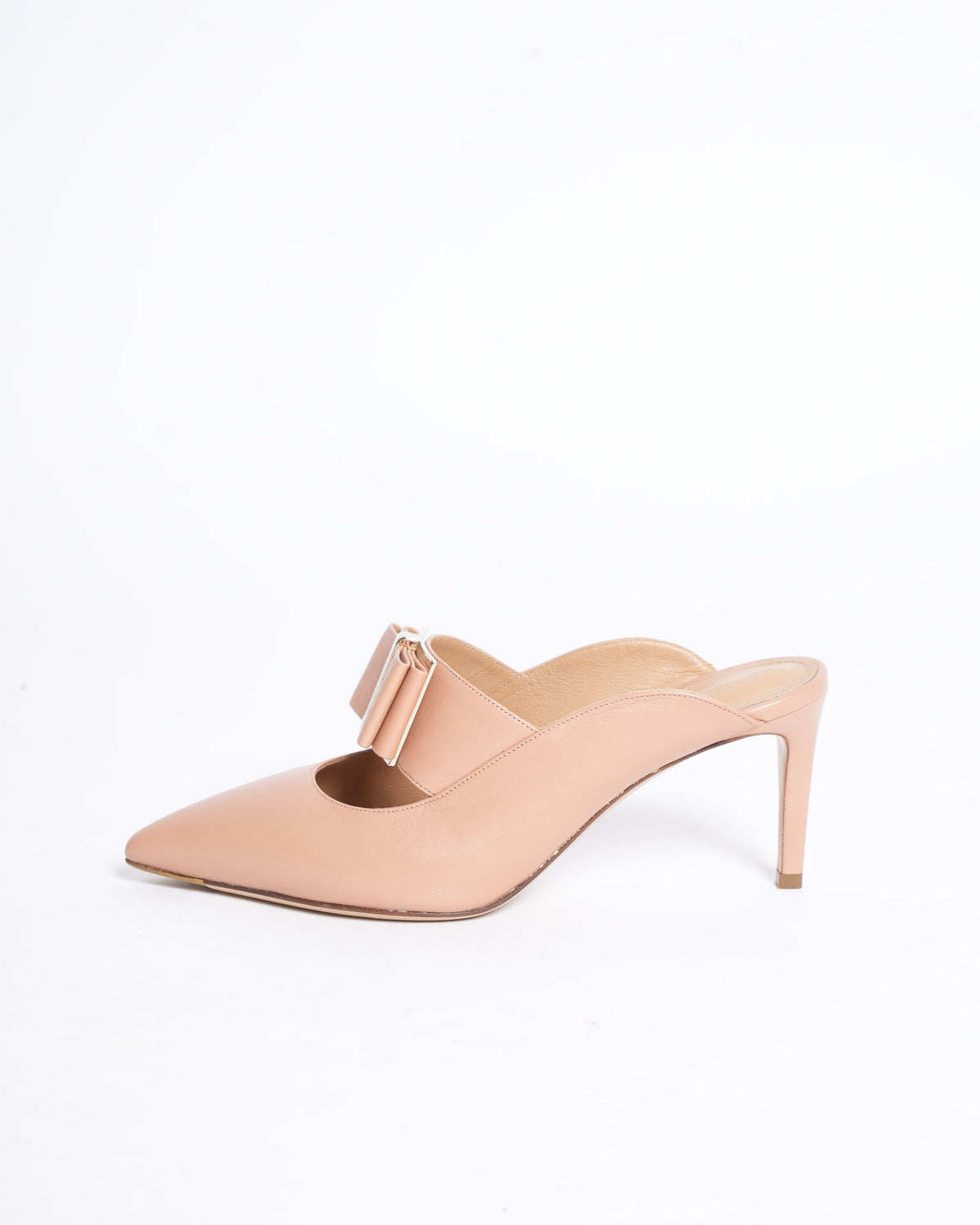 Salvatore Ferragamo Zelda Blush Mules
