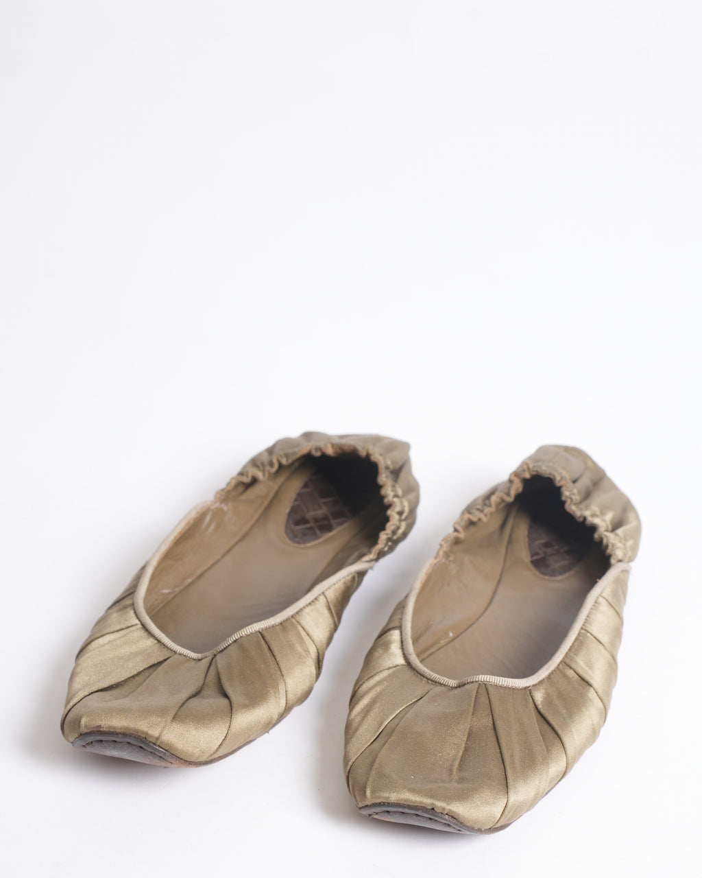 Bottega Veneta Ballet Flats in Champagne Shade
