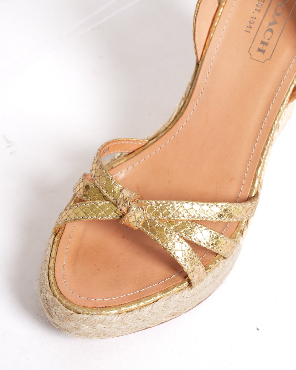 Coach Golden Heels