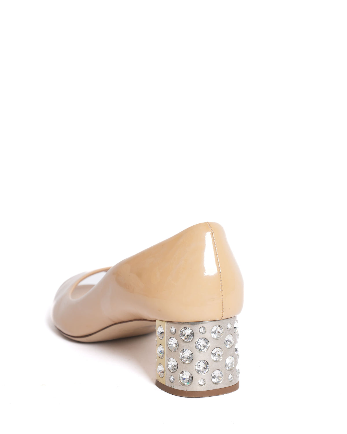 Miu Miu Beige pumps Crystal Heel