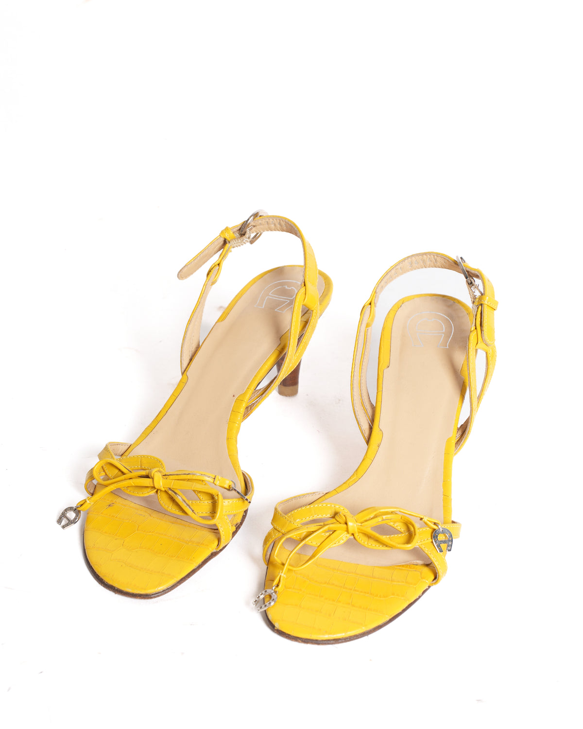 Aigner Yellow heels