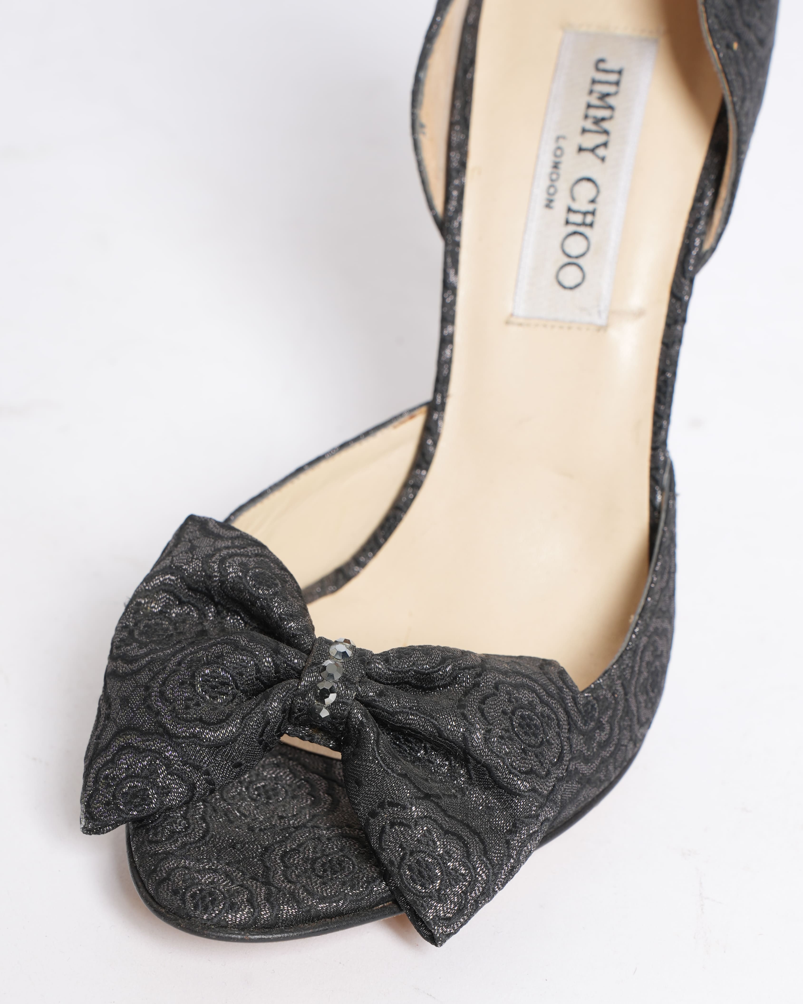 Jimmy Choo Brocade Floral Heels