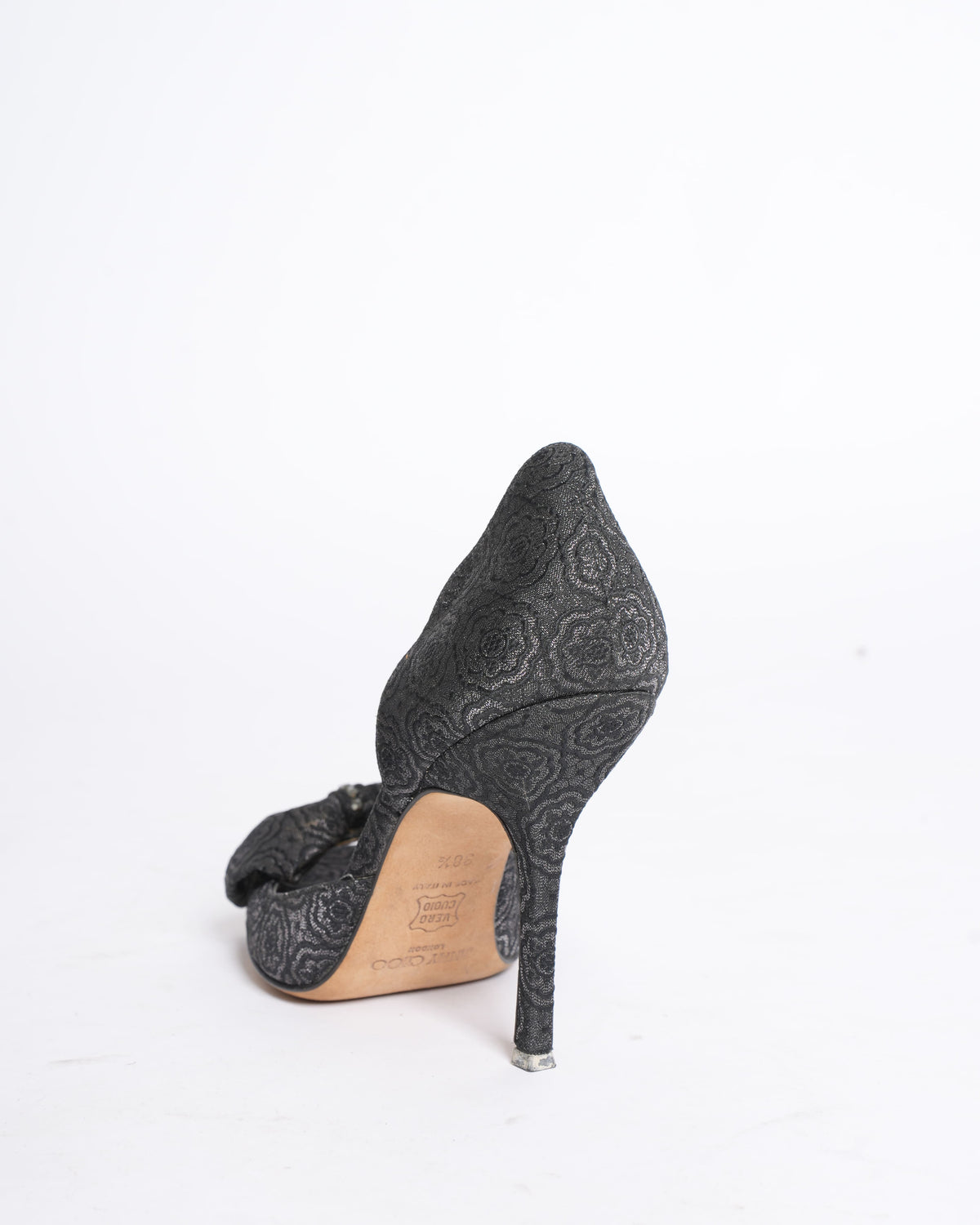 Jimmy Choo Brocade Floral Heels