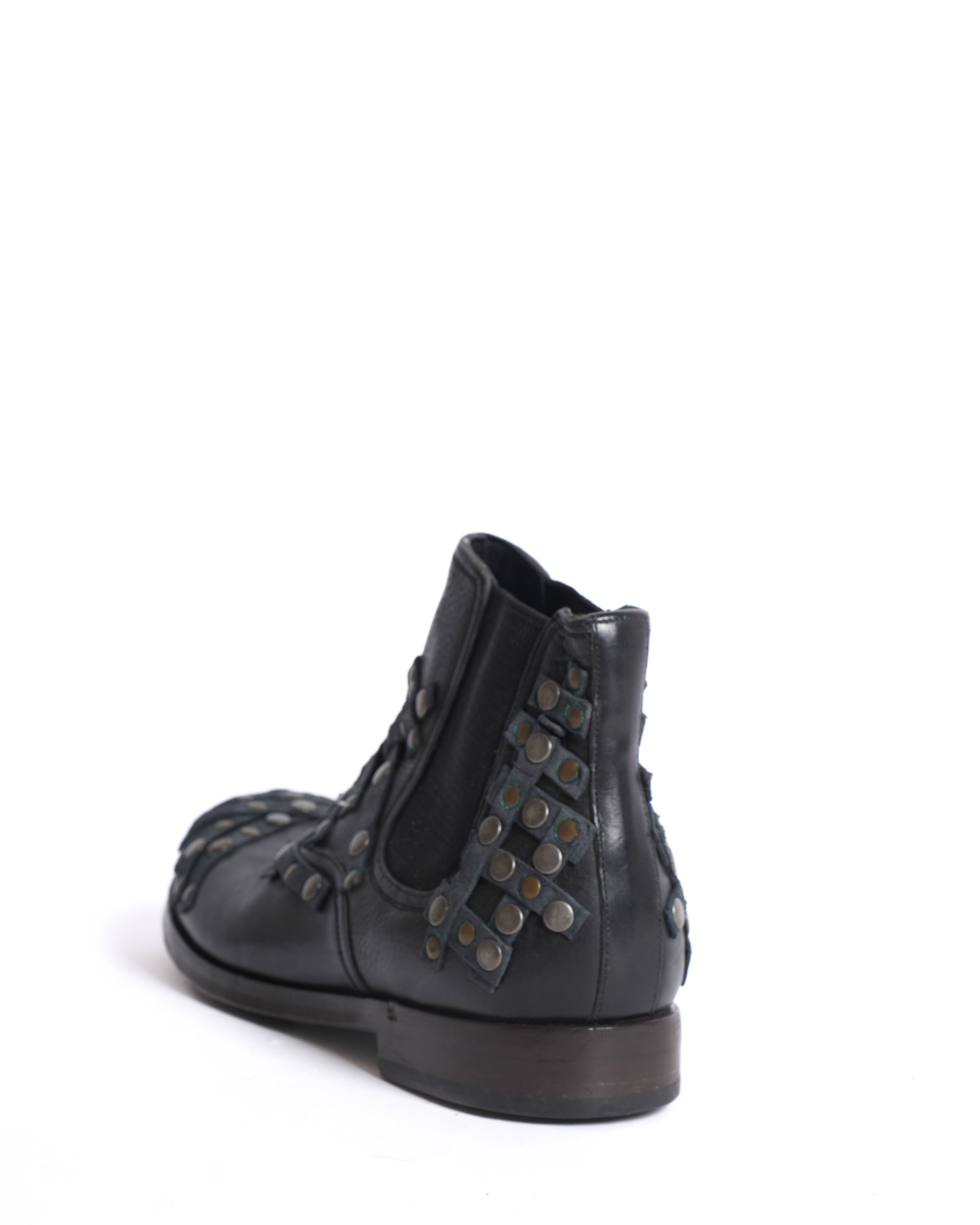 Dolce & Gabbana studded leather boots