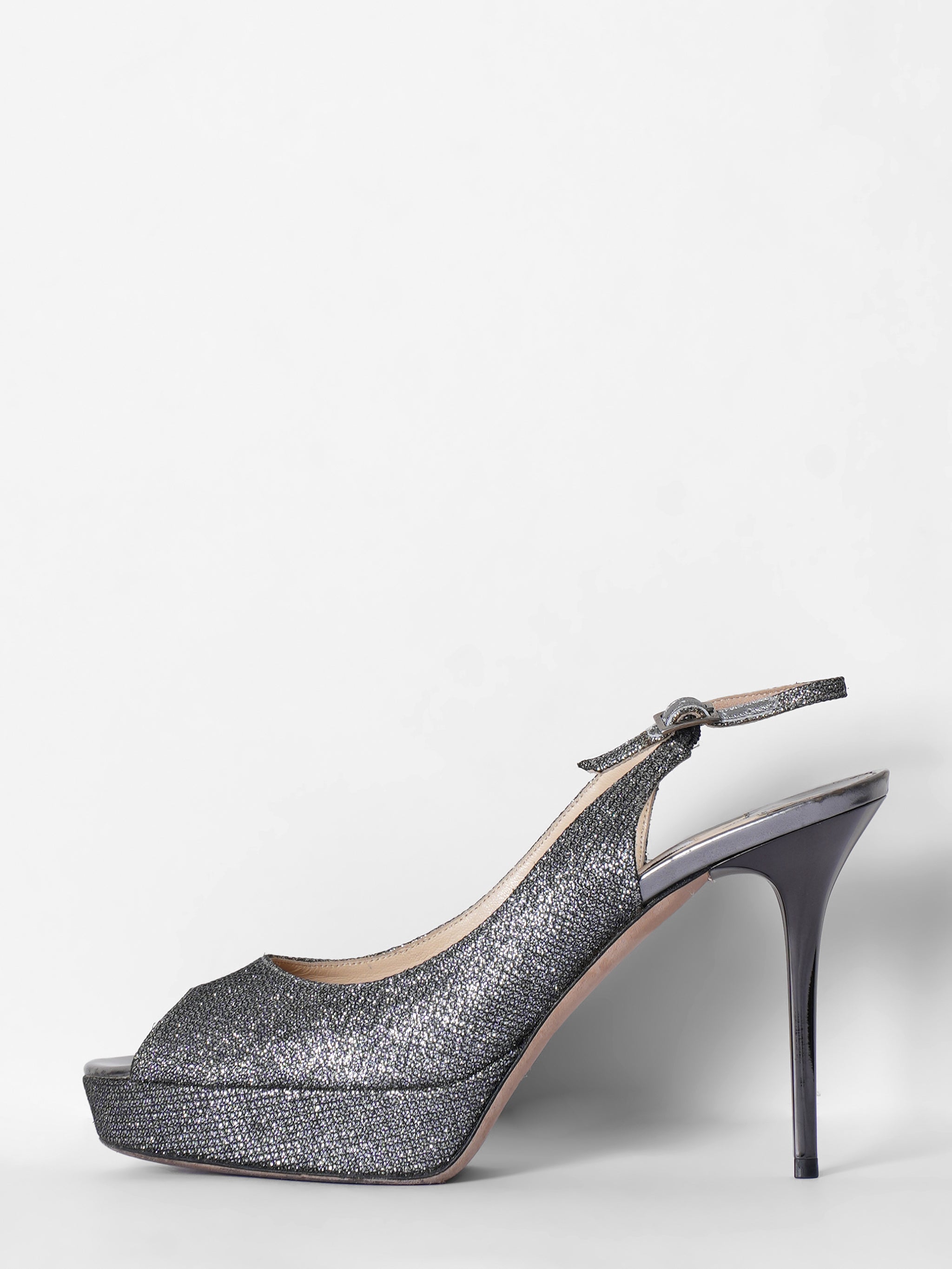 Jimmy Choo Silver Pumps