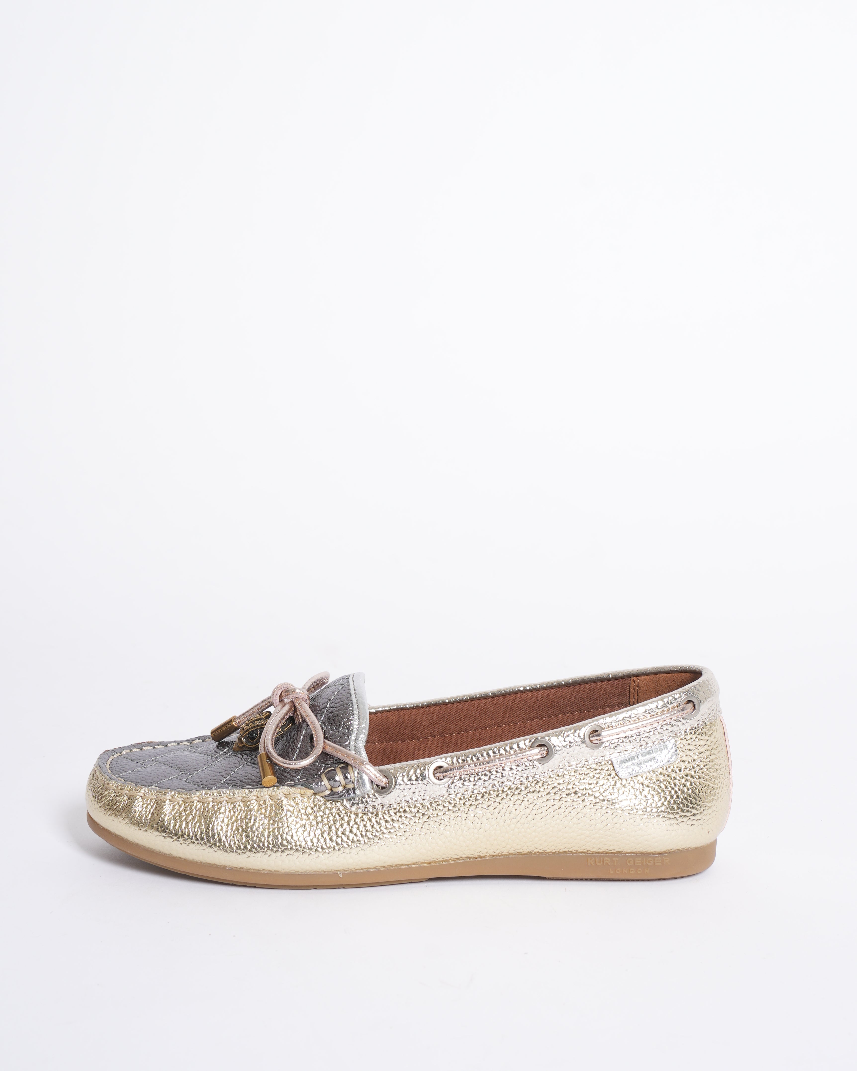 New Kurt Geiger Eagle Hardware Moccasins