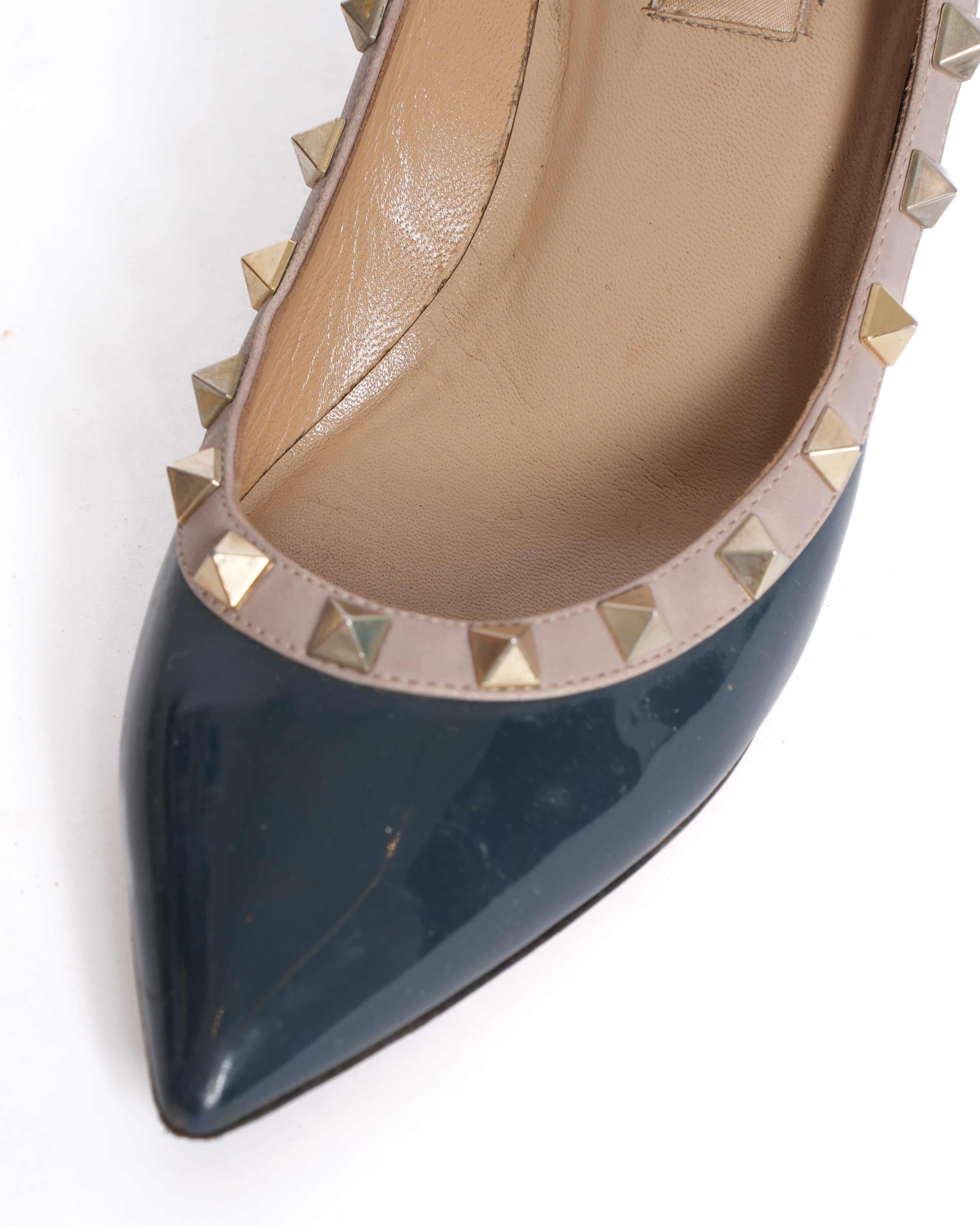 Valentino Garavani Rockstud Patent Leather Pumps