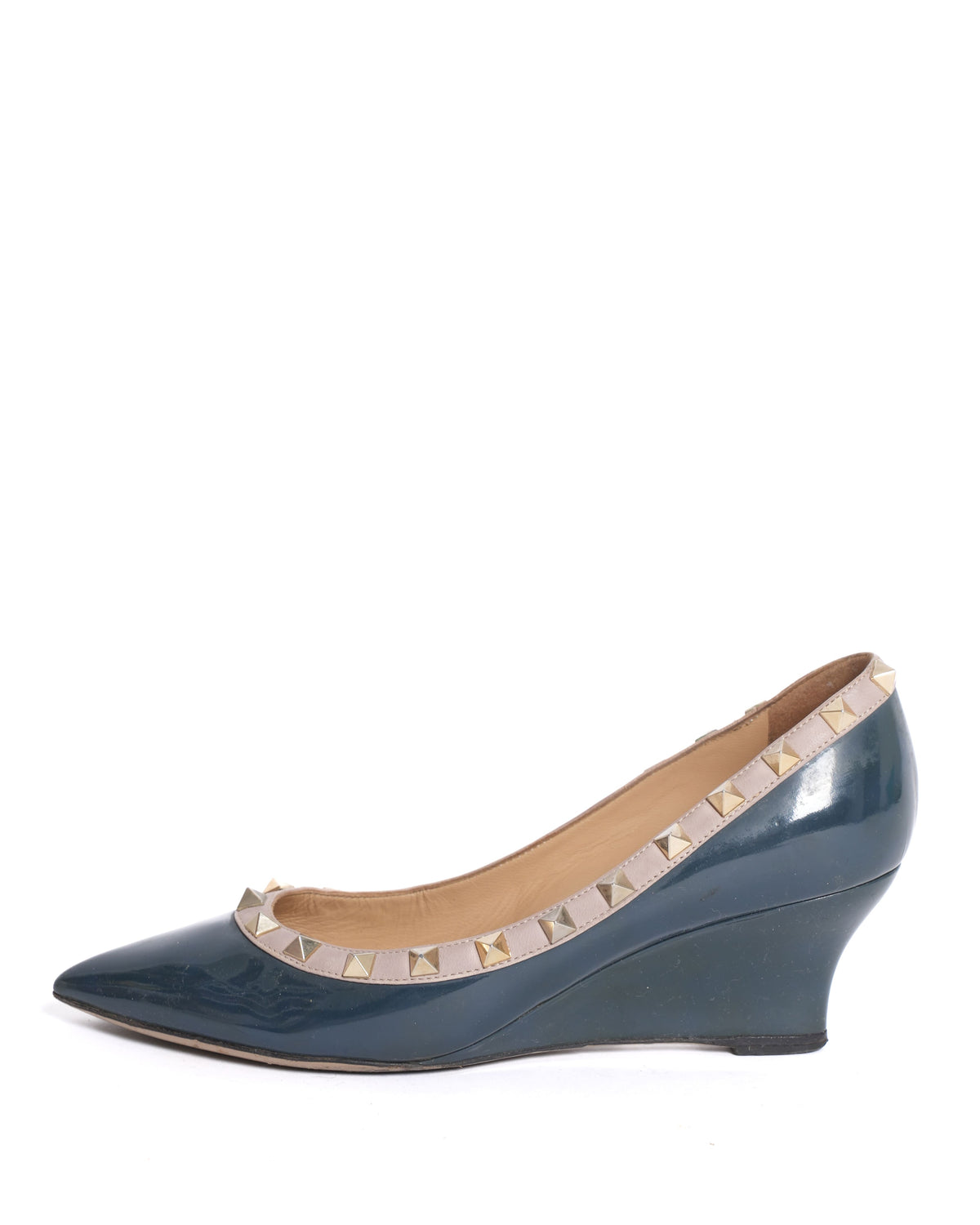 Valentino Garavani Rockstud Patent Leather Pumps