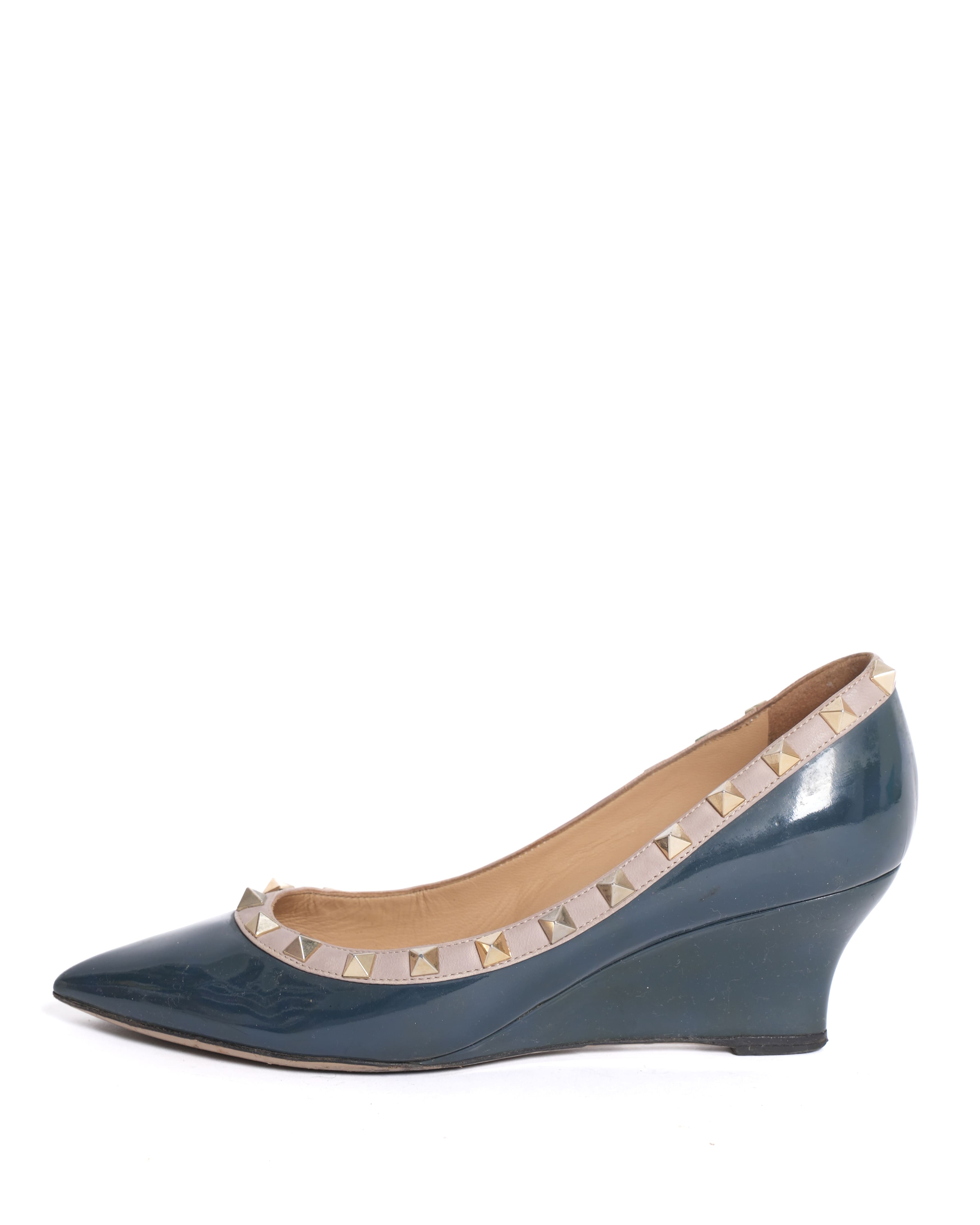 Valentino Garavani Rockstud Patent Leather Pumps