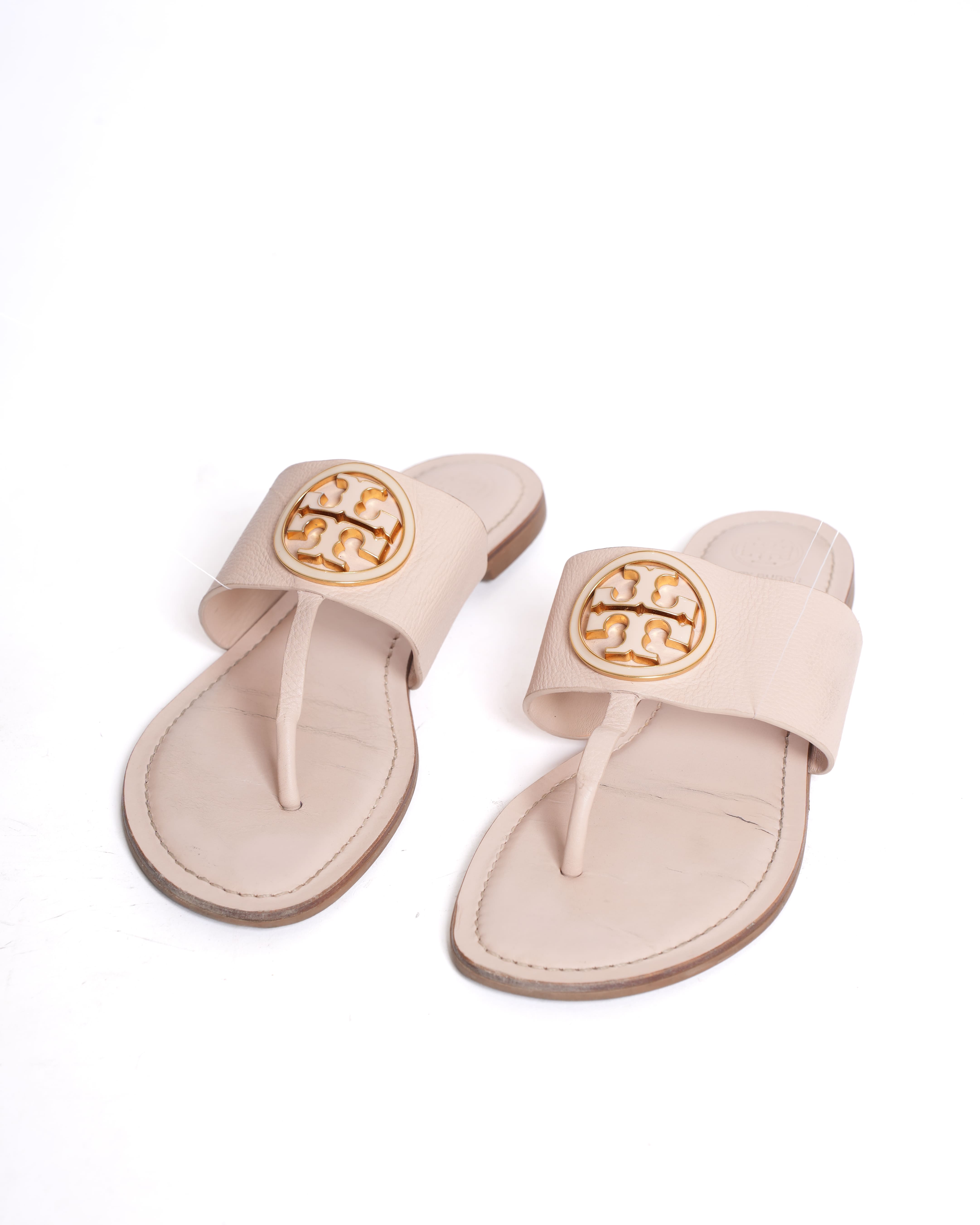 Tory Burch Flats in Blush Pink
