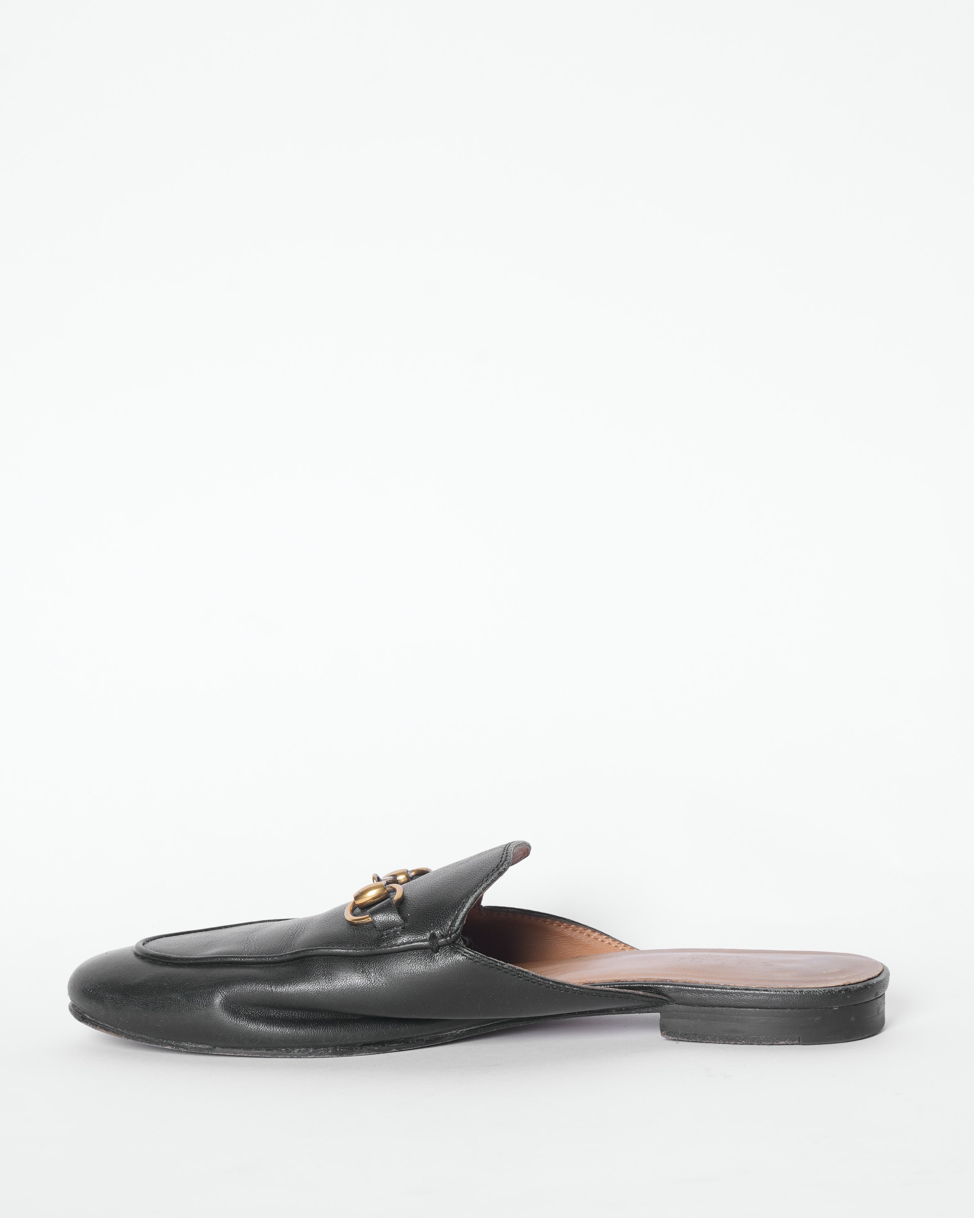 Gucci Women's Princetown Leather Mules In Black