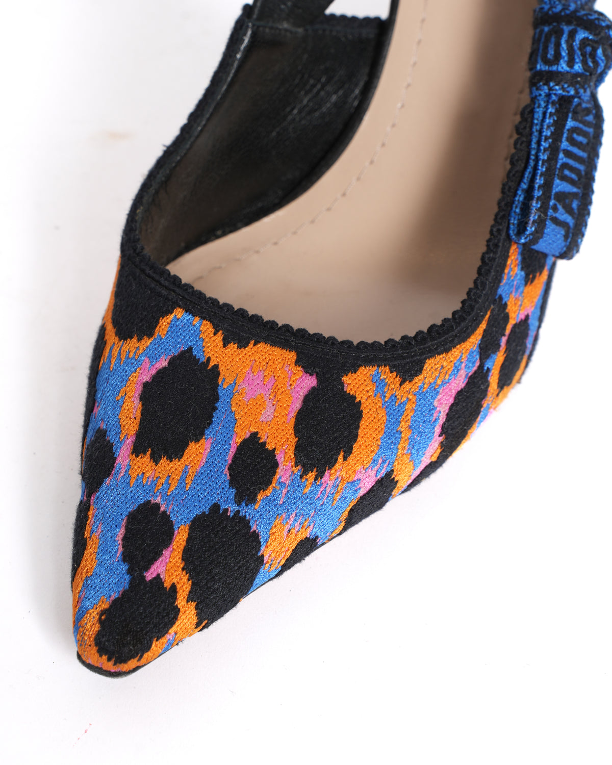 Christian Dior J'Adior Slingback Cloth Heels