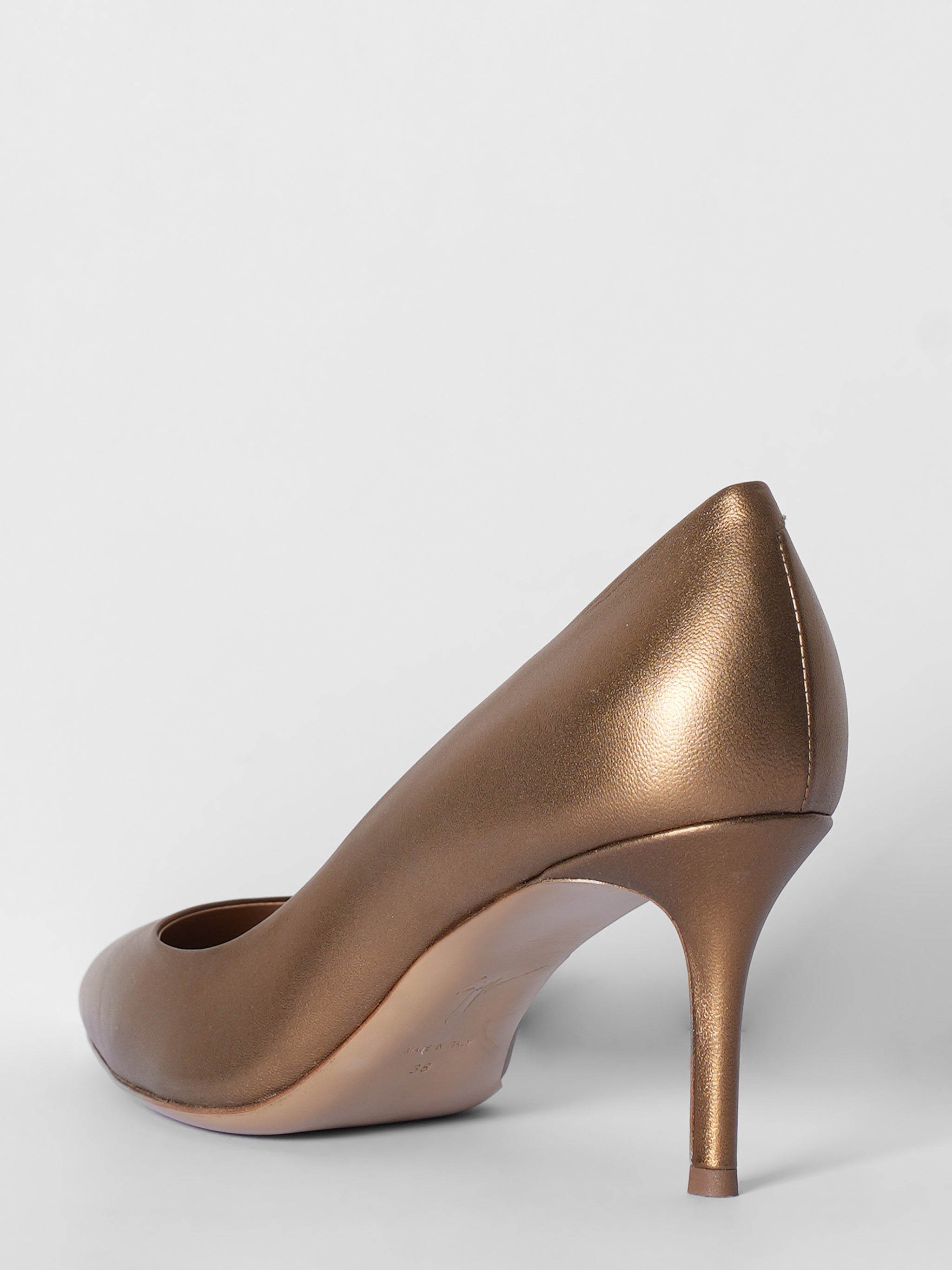 New Giuseppe Zanotti Lucrezia Metal Bronzo Heels